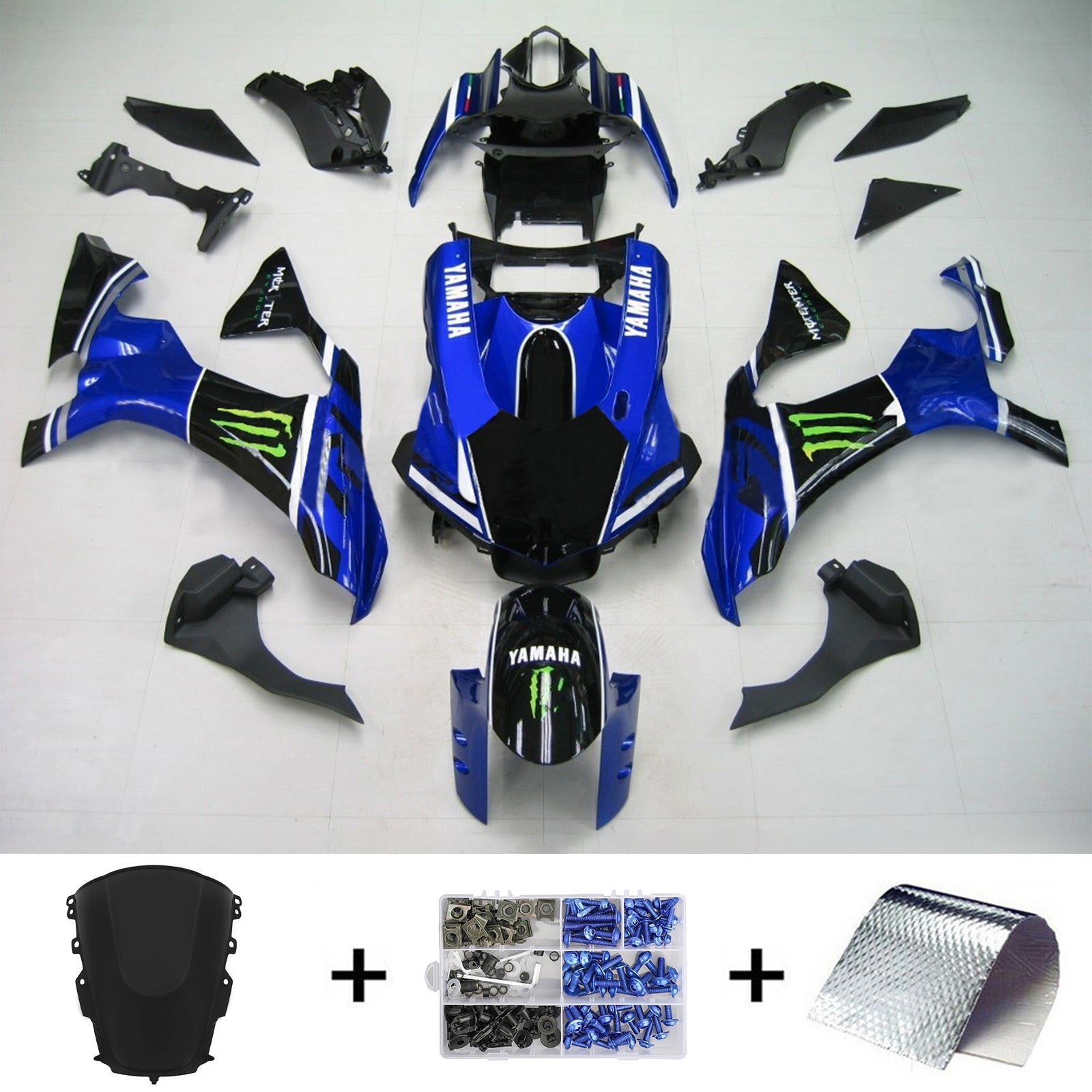 2020-2025 Yamaha YZF R1 Injection Fairing Kit Bodywork Plastic ABS #101
