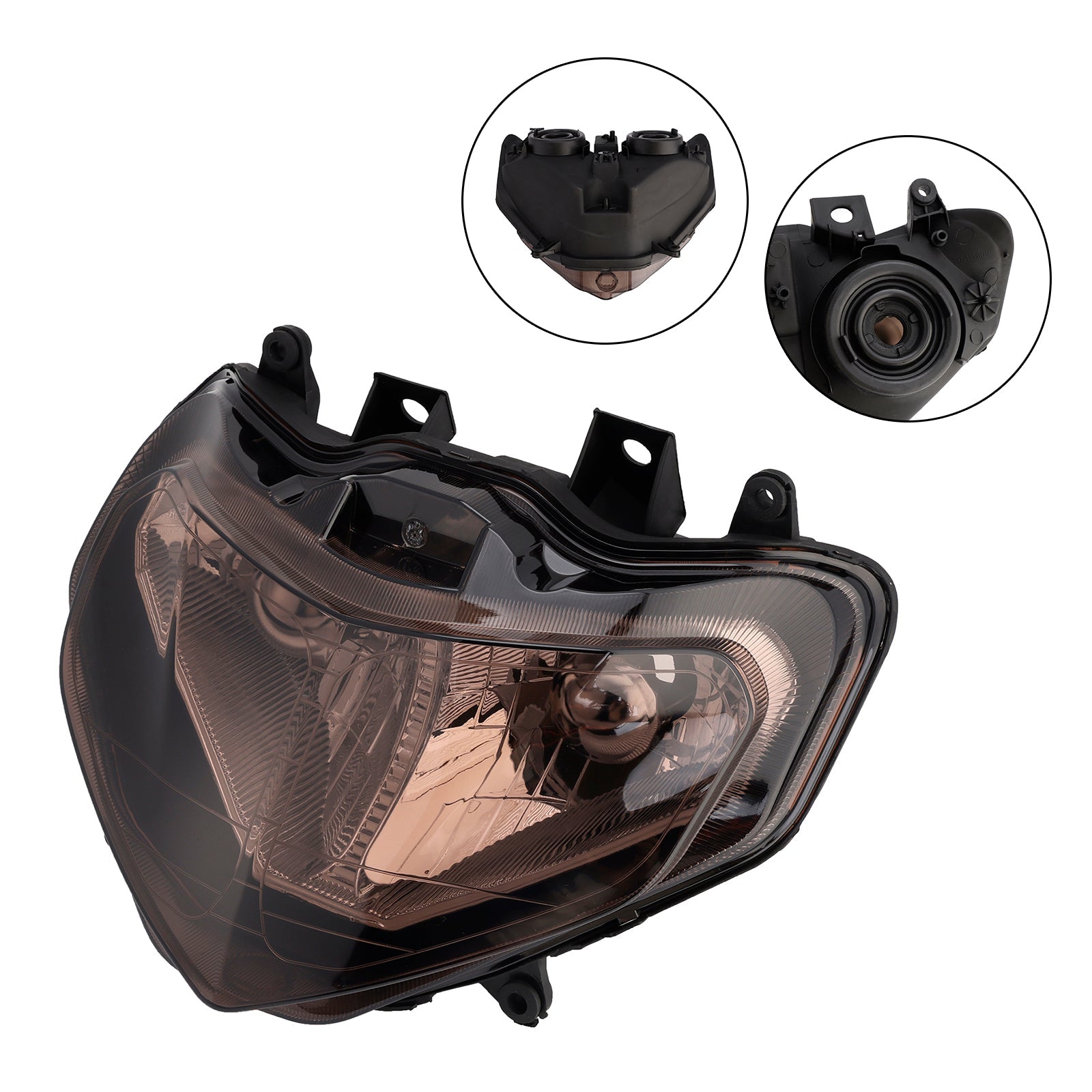 2001-2003 for Suzuki GSX-R 1000 Headlight Guard Front Light Case Grille Smoke
