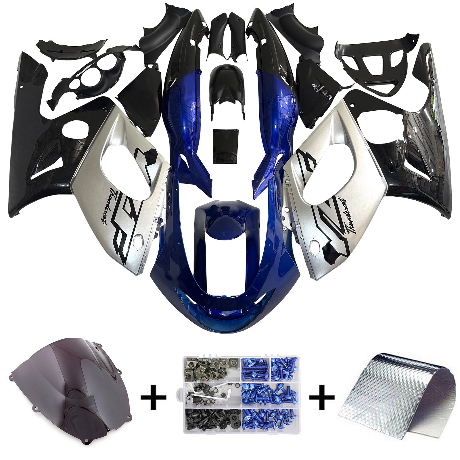 Injection Fairing Kit Bodywork Plastic ABS fit For Yamaha YZF 600R Thundercat 1996-2007