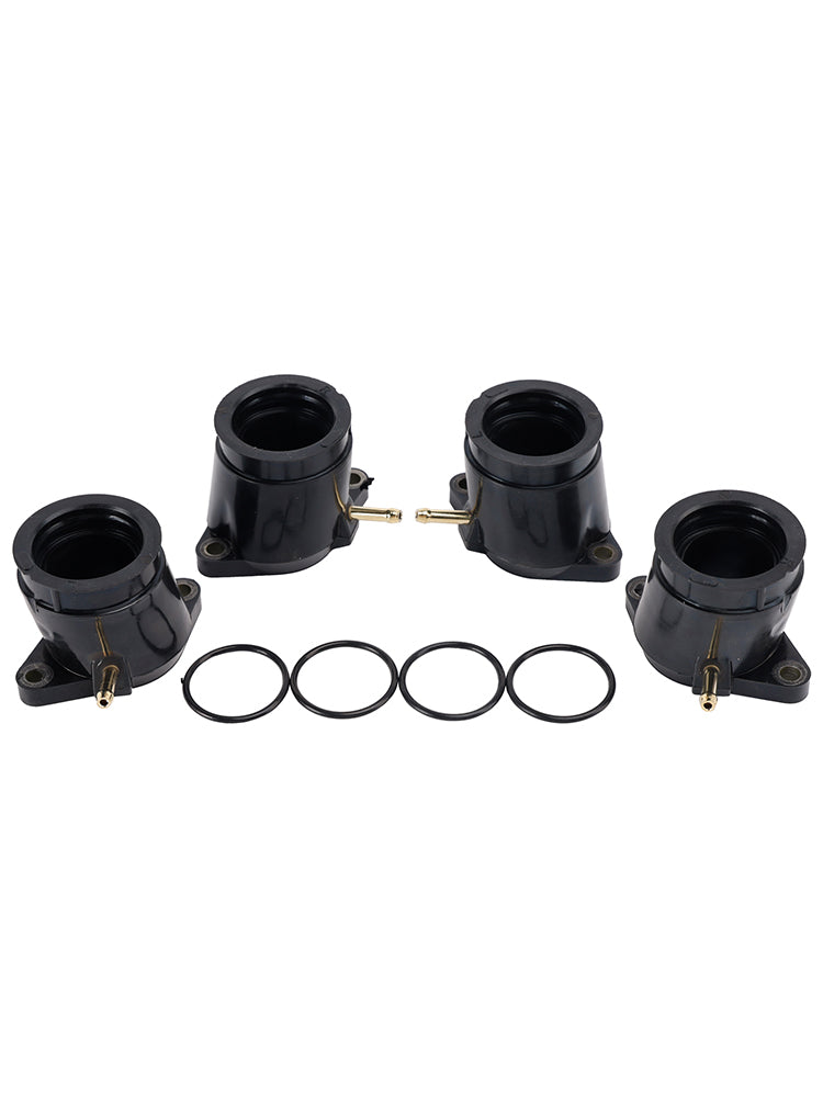 4x Carb Intake Manifolds Inlet Rubbers For Yamaha XJR400 FZ400 400CC 4HM