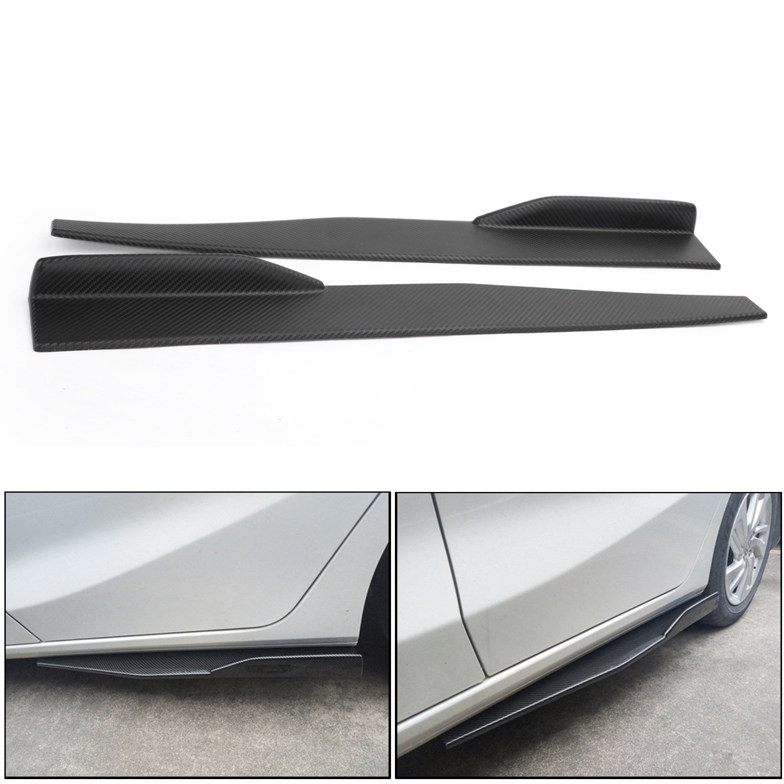 All Models BMW E39 E46 E53 E90 E92 E93 E60 E61 X5 E70 X6 E71 X1 Pair Car Side Skirts Rocker Splitters Diffuser Winglet Wings