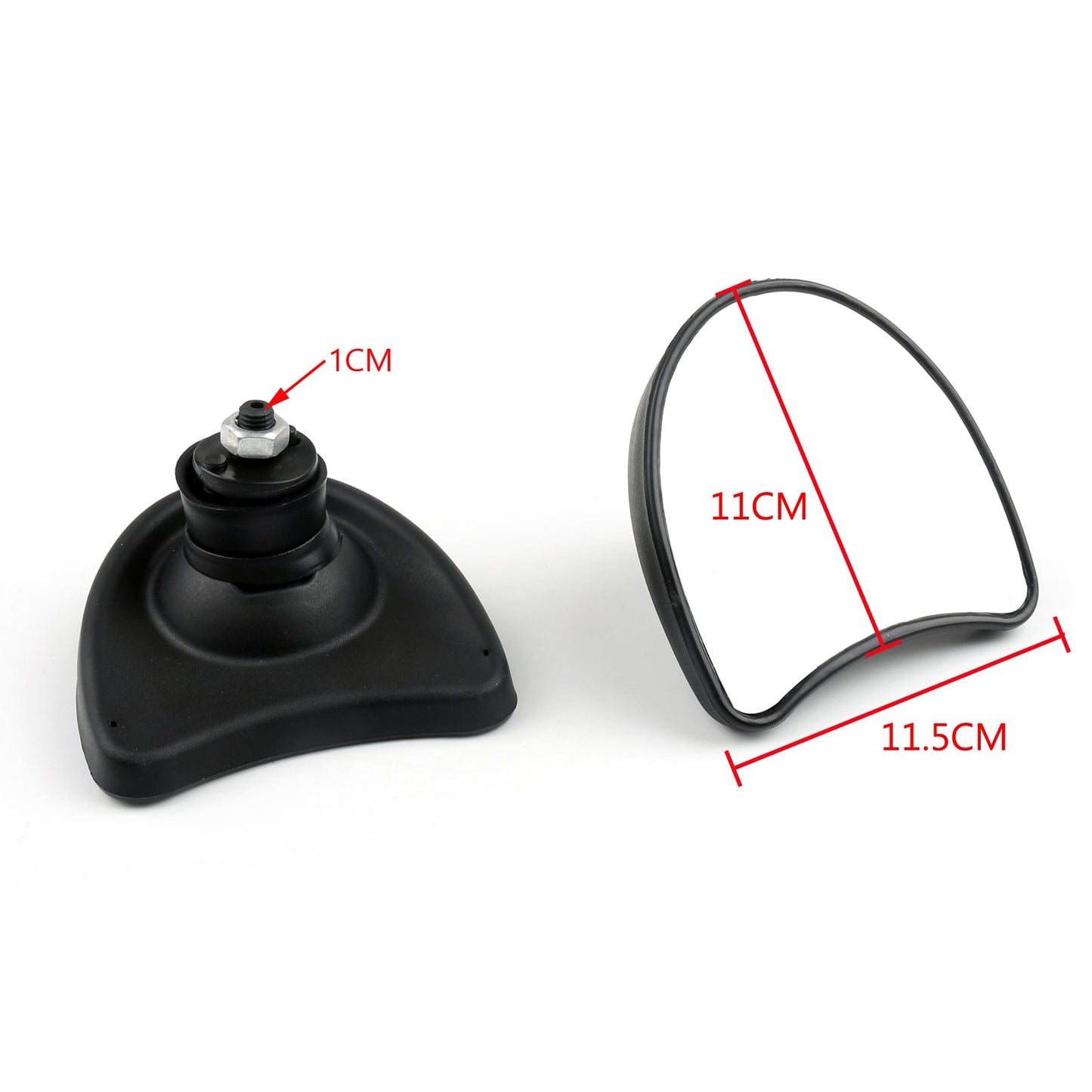 96-13 Street Glide Generic 10mm Wide Angle Inner Fairing Mount Rear View Mirrors