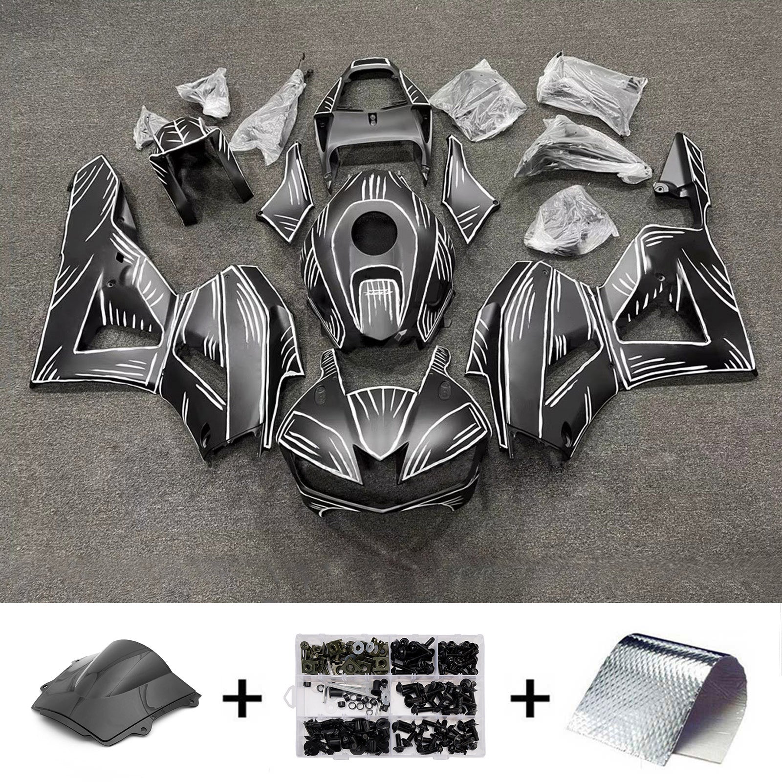 Injection Fairing Kit Bodywork Plastic ABS For Honda CBR600RR 2013-2025 F5