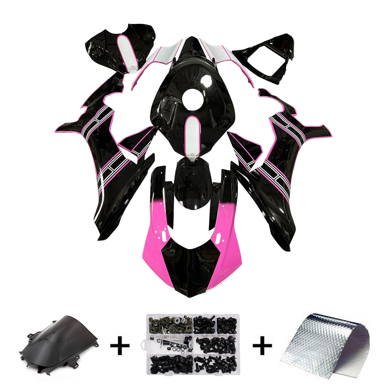 Injection Fairing Kit Bodywork Plastic ABS For Yamaha YZFR1 YZF-R1 2015-2019