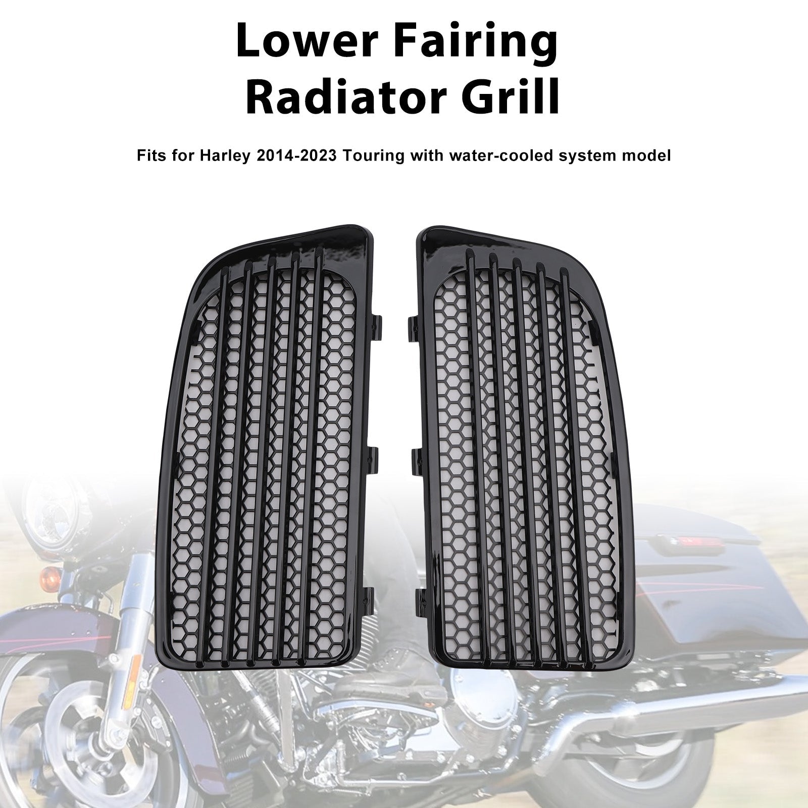 Lower Fairing Radiator Grill Fit For Road Glide King FLHR Special FLTRXS