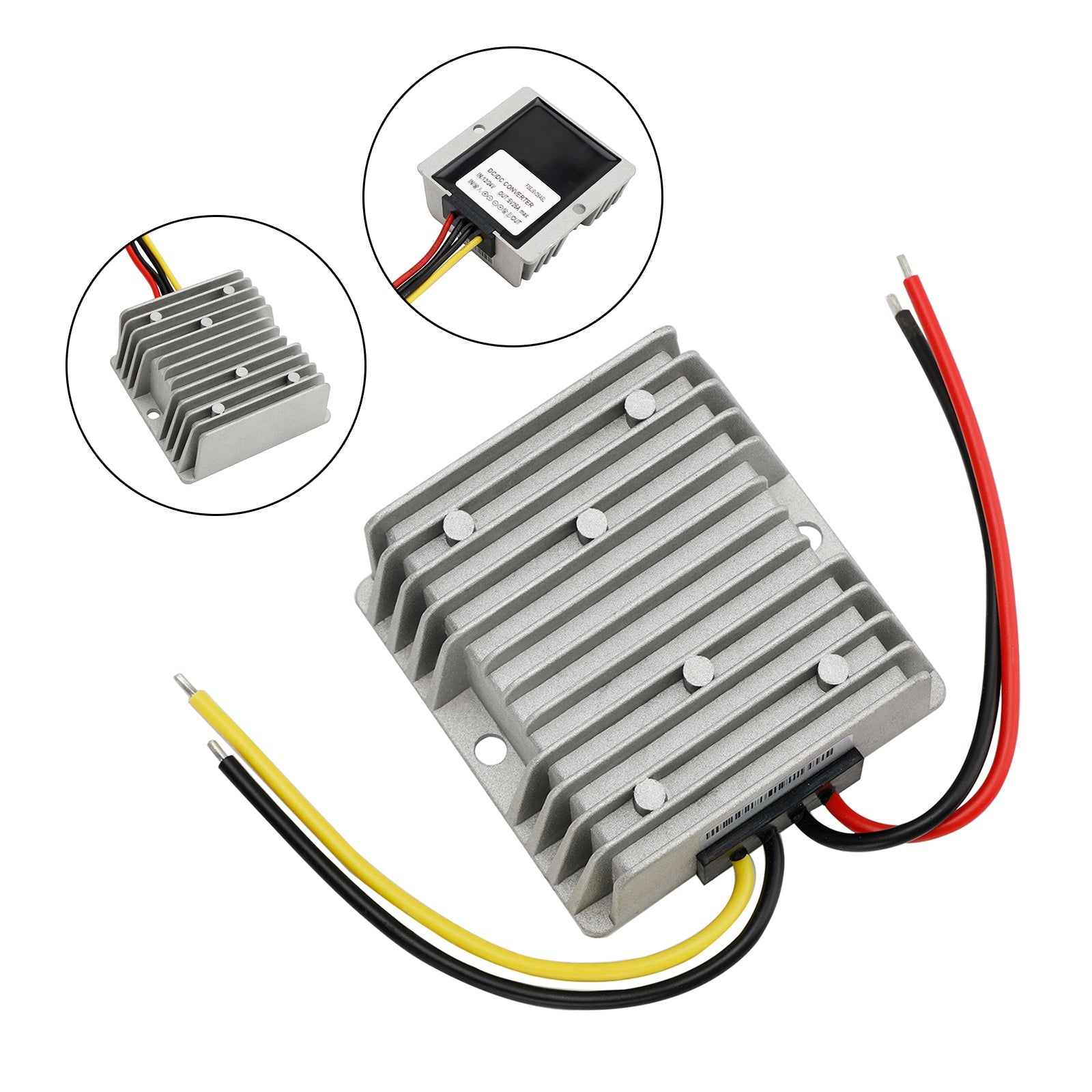 12/24V to 5V 25A Step Down DC/DC 125W Power Converter Regulator WaterProof