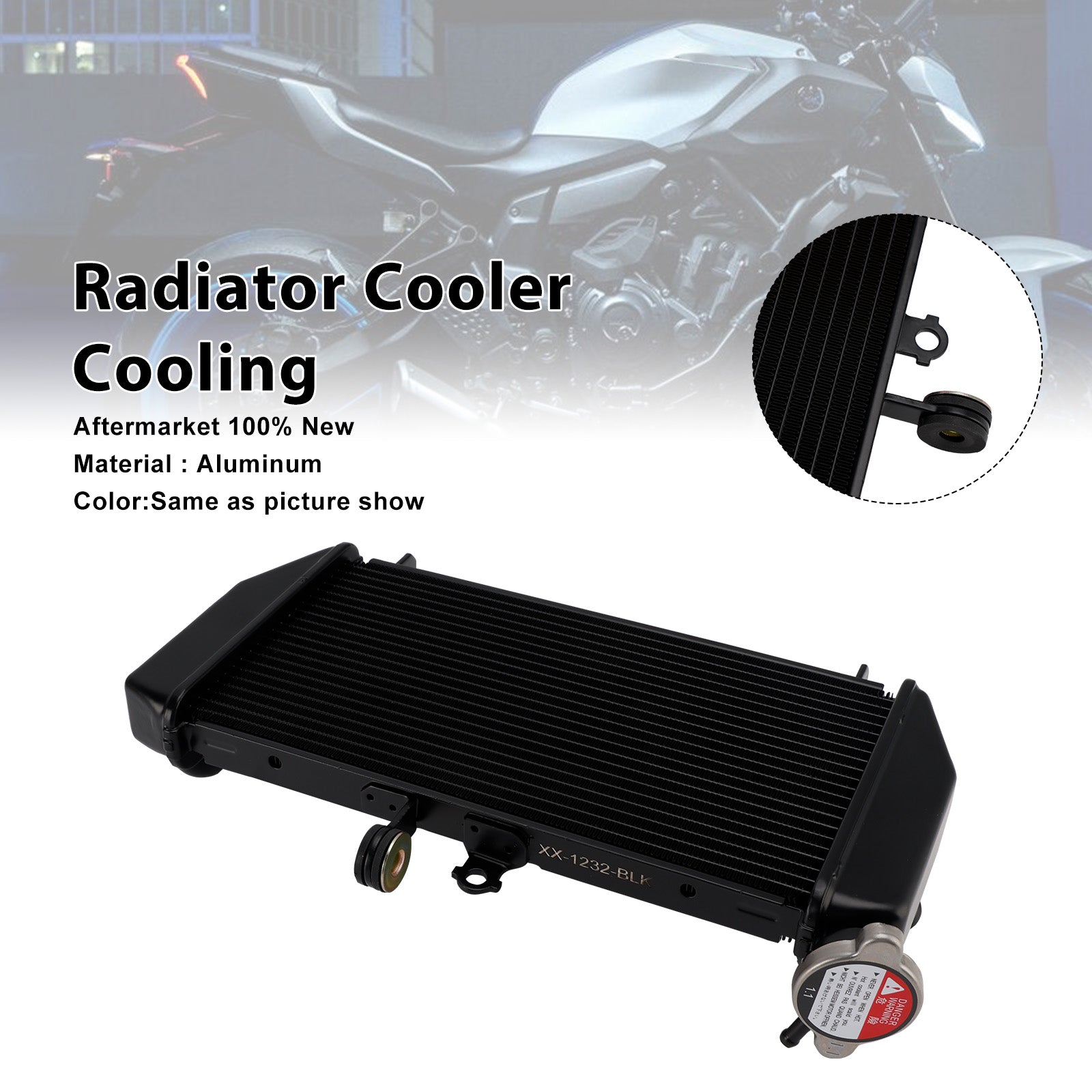 2015-2025 Yamaha YZF-R3 Radiator Cooling Engine Cooler