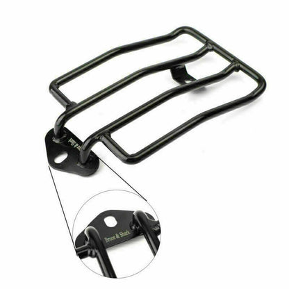 04-15 1200 XL883 SPLL Seat Rack Sportster Luggage Black Solo For