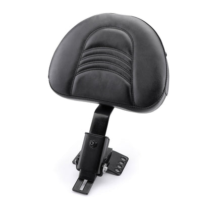 97-18 Touring Road Electra Street Glide Generic Plug-In Driver Rider Backrest Kit For