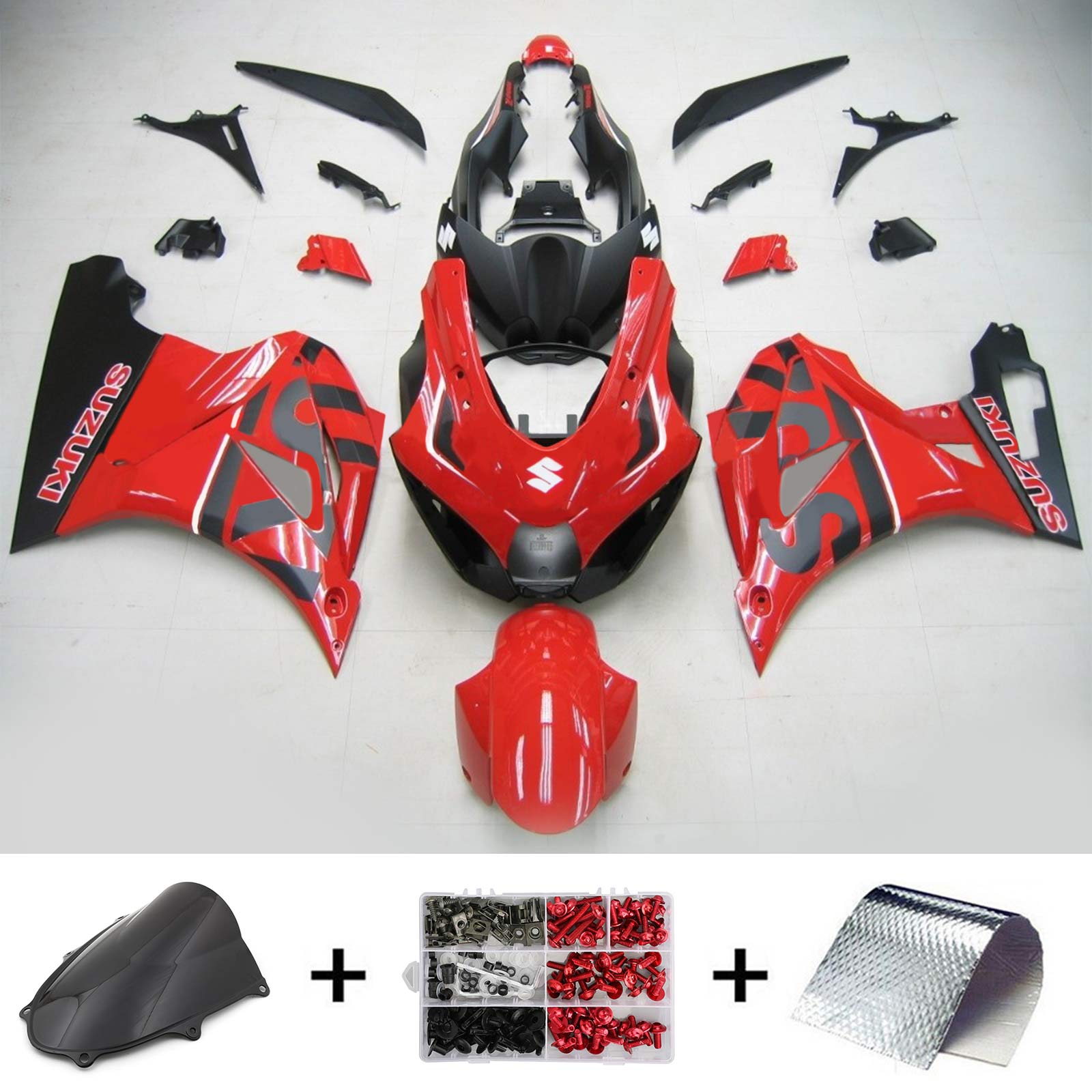 2017-2025 Suzuki GSXR1000 K17 Injection Fairing Kit Bodywork Plastic ABS #101