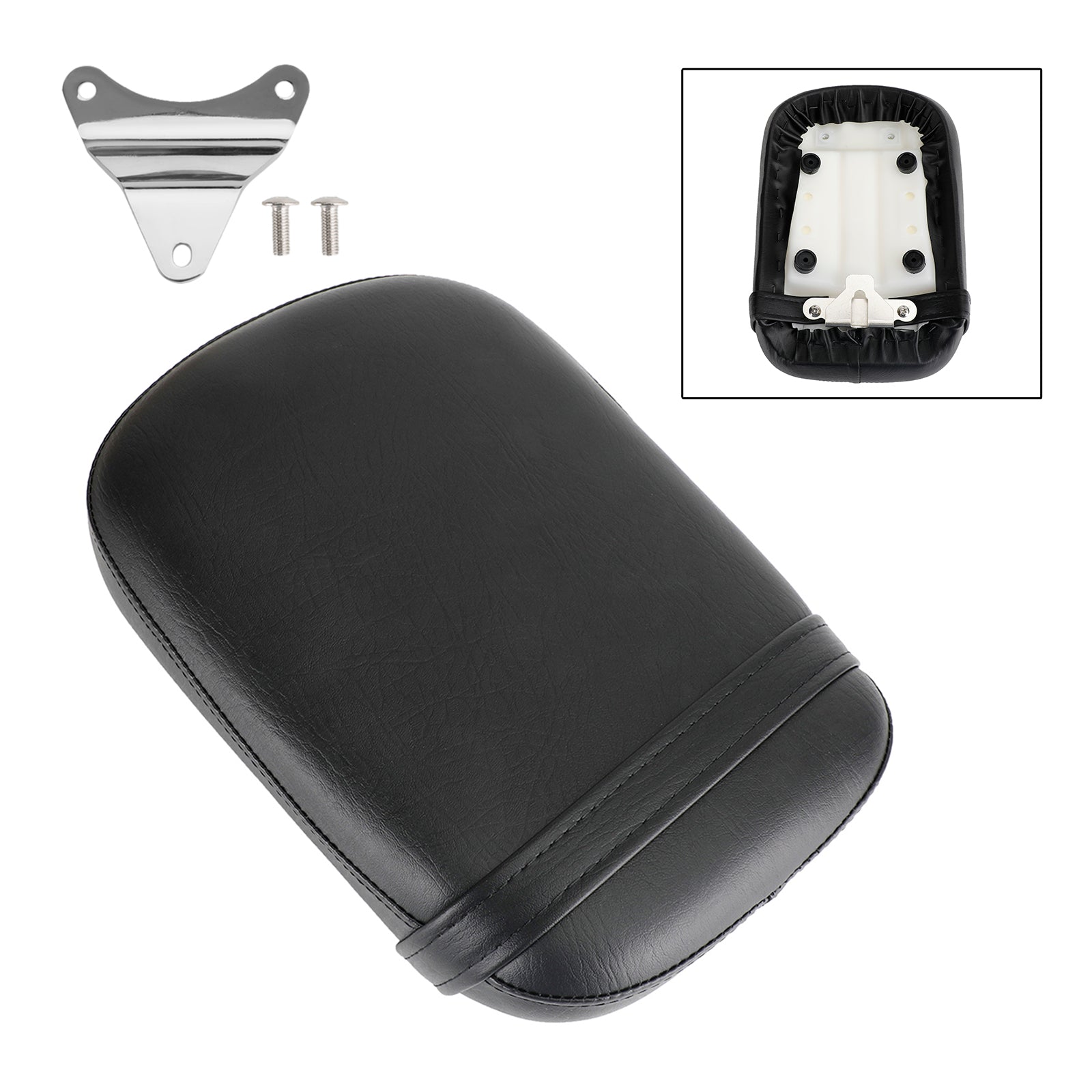 2004-2013 Honda Shadow Aero Vt750C Rear Passenger Seat Cushion Pu Pillion Flat