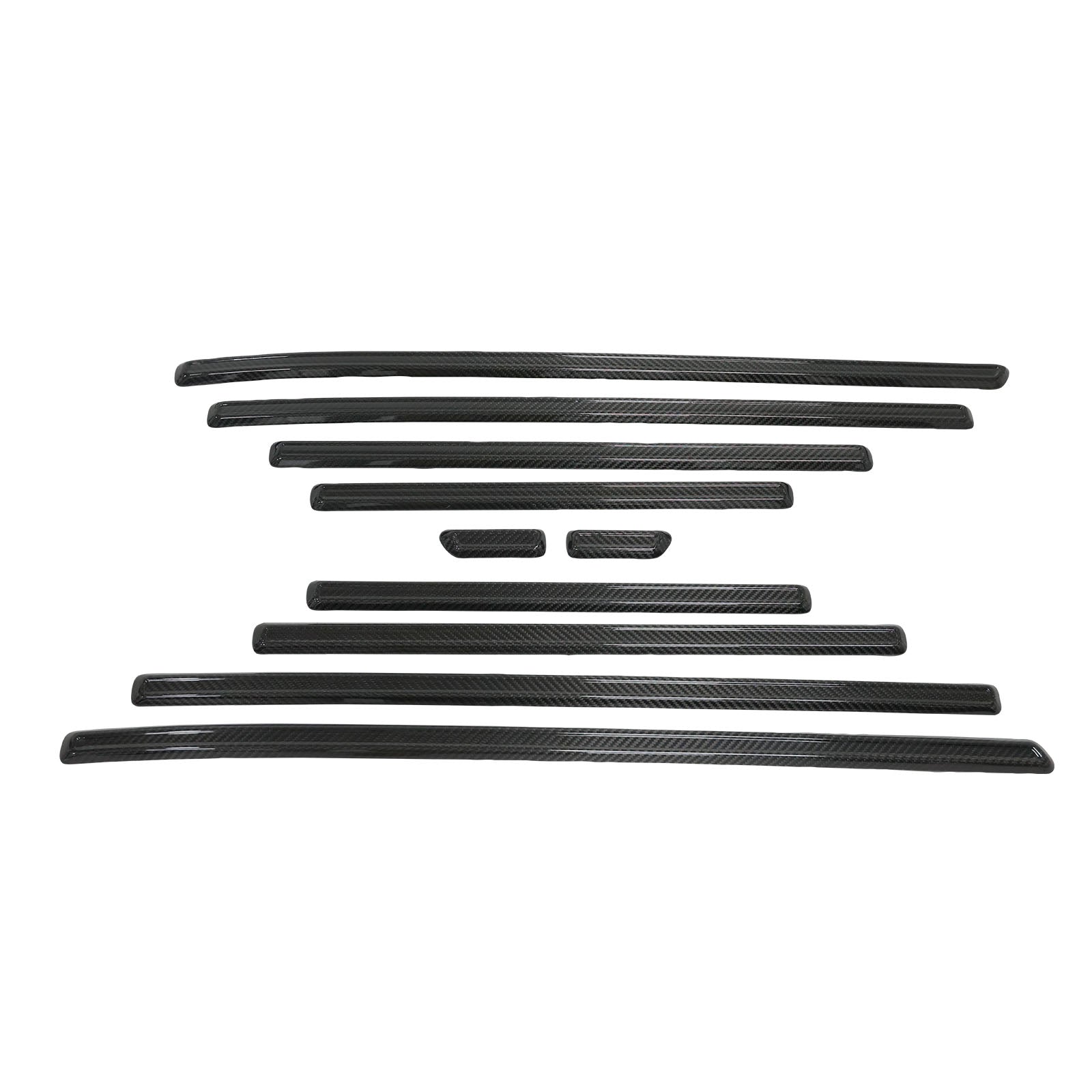 2019-2026 Fit Benz G Class W464 W465 Dry Carbon Door Body Side Molding Trim