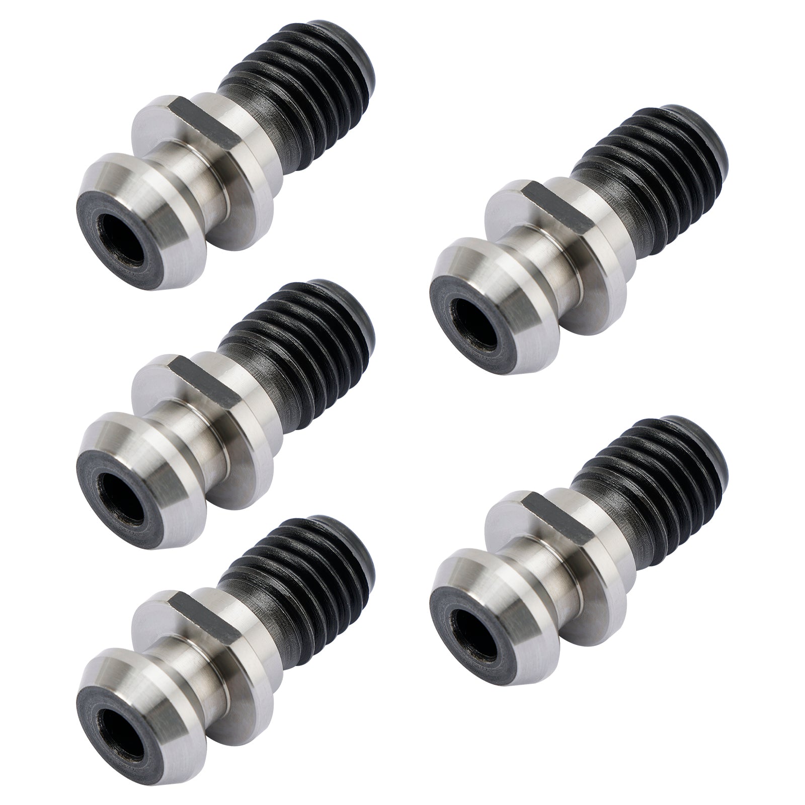 5Pcs CAT40 45掳 0.740" Coolant Pull Stud Retention Knob For Mazak Fadal Silver