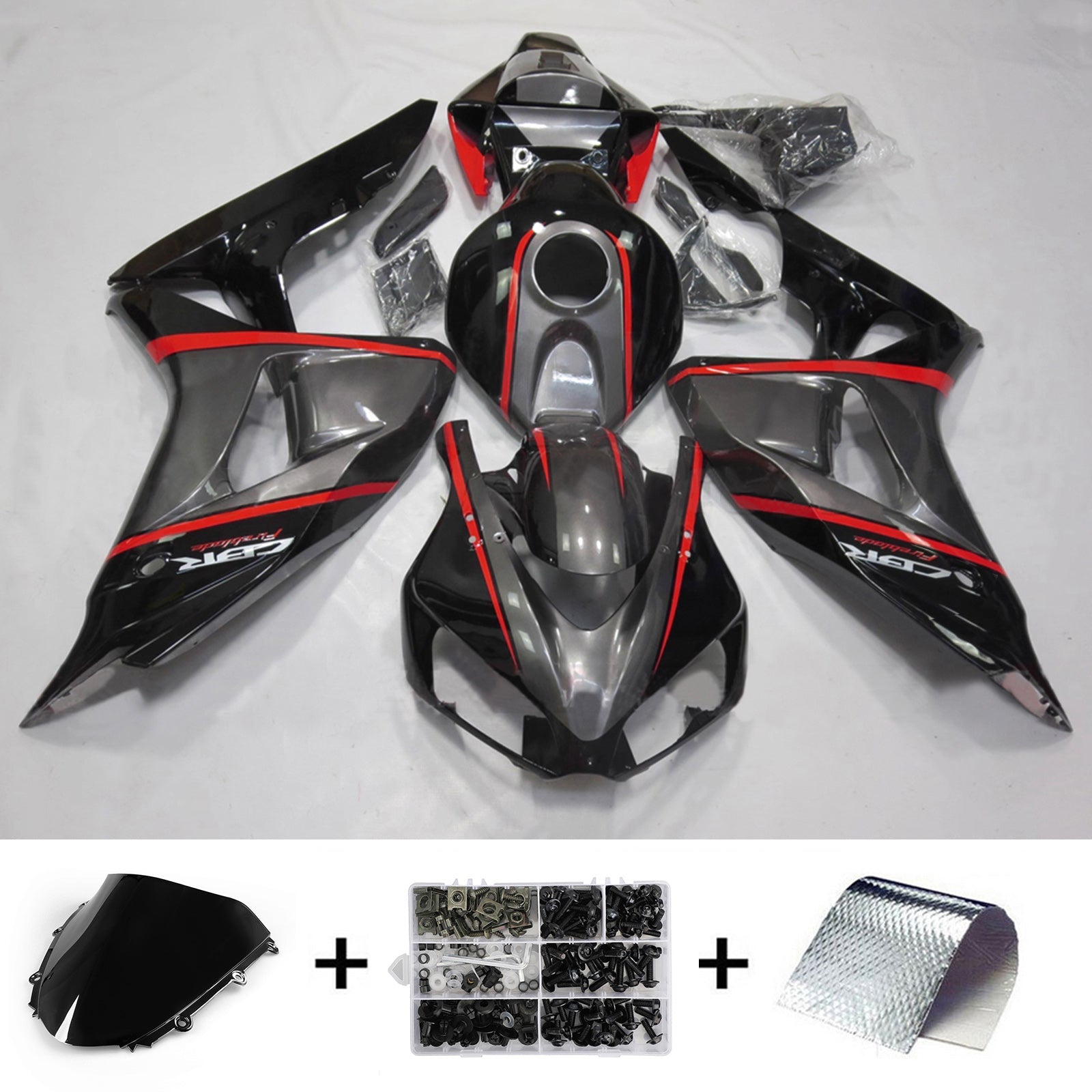 Injection Fairing Kit Bodywork Plastic ABS For Honda CBR1000RR 2006-2007