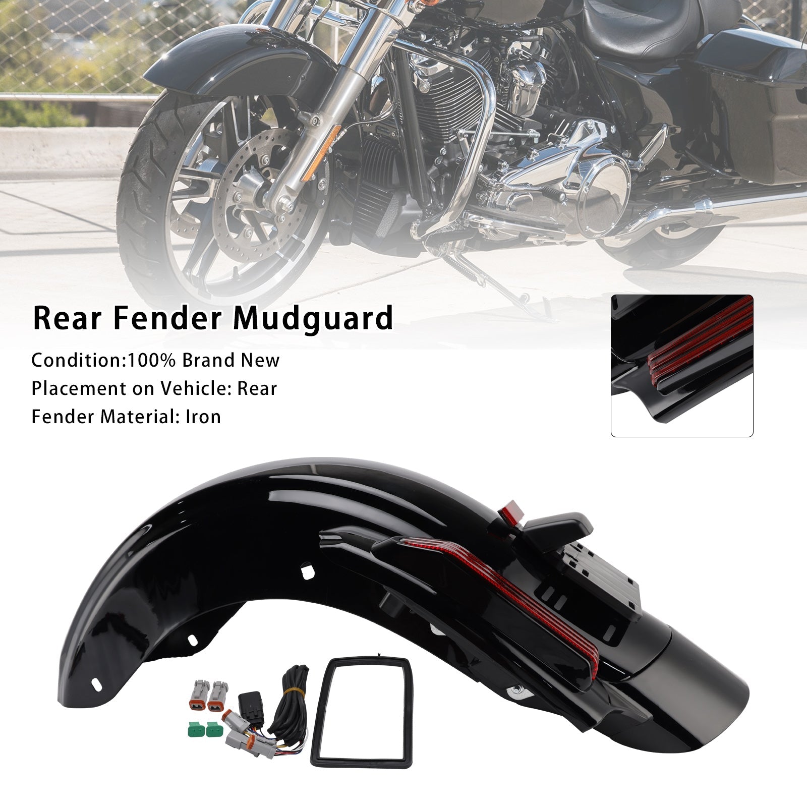 2023-2025 Harley Touring CVO Road Glide FLTRXSE FLTRXSTSE Rear Fender System