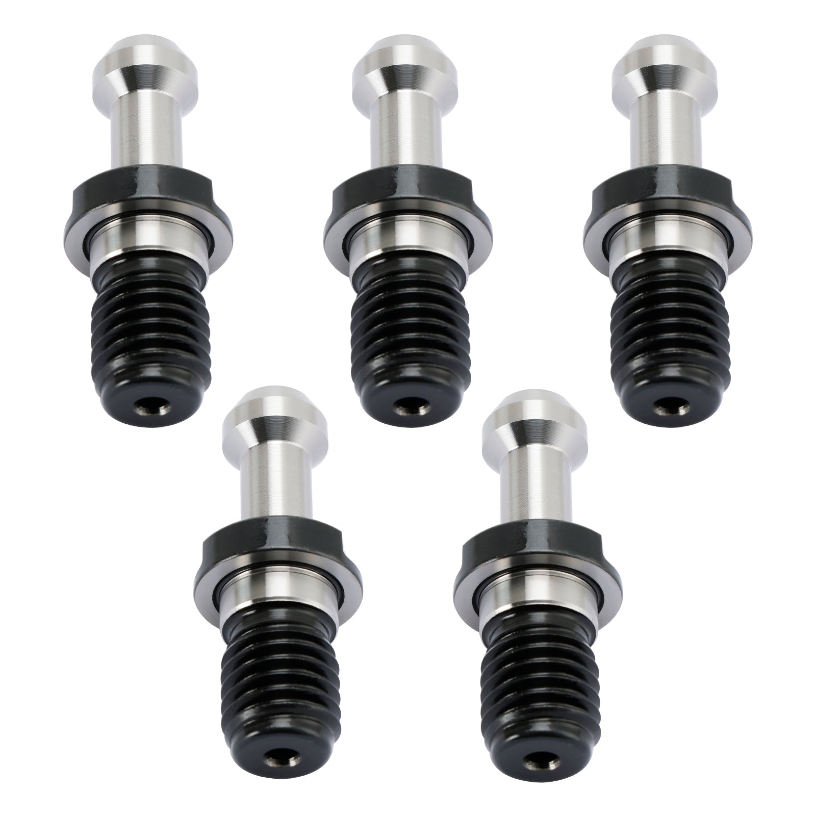 5Pcs CAT40 45掳 Pull Stud Retention Knob Fits For Any Haas CAT40 CNC Silver