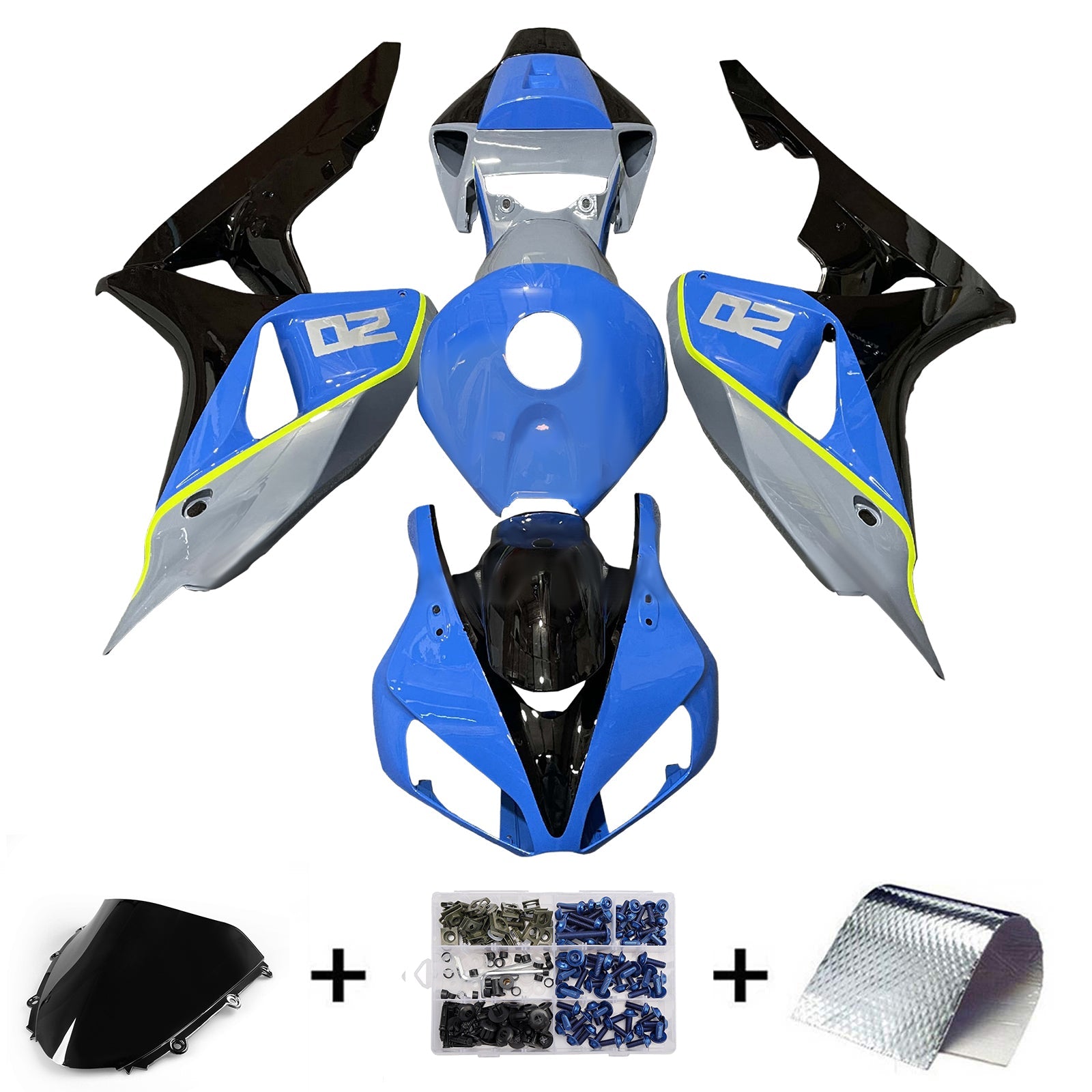 Injection Fairing Kit Bodywork Plastic ABS For Honda CBR1000RR 2006-2007