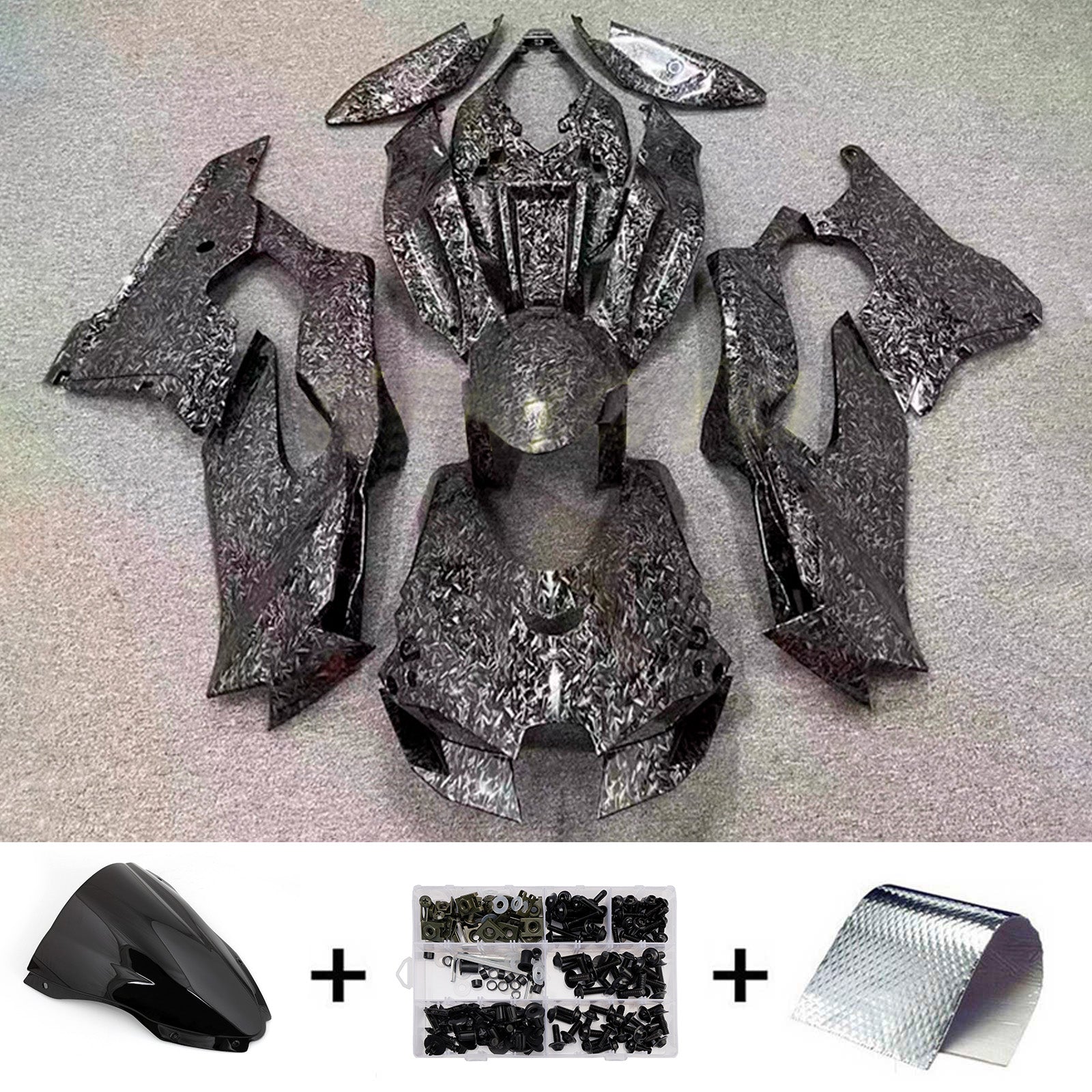Injection Fairing Kit Bodywork ABS fit For Kawasaki ZX-10R ZX-10RR 2021-2025