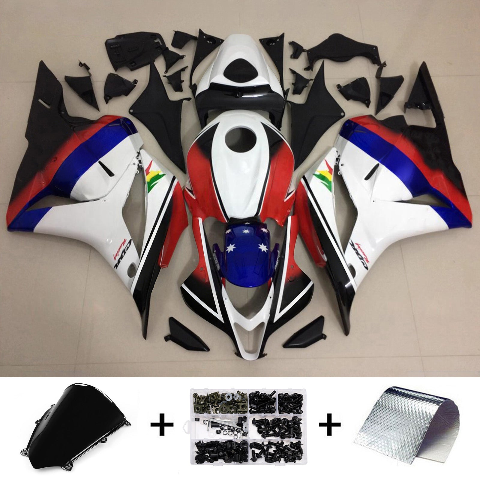 Injection Fairing Kit Bodywork Plastic ABS For Honda CBR600RR 2009-2012 F5