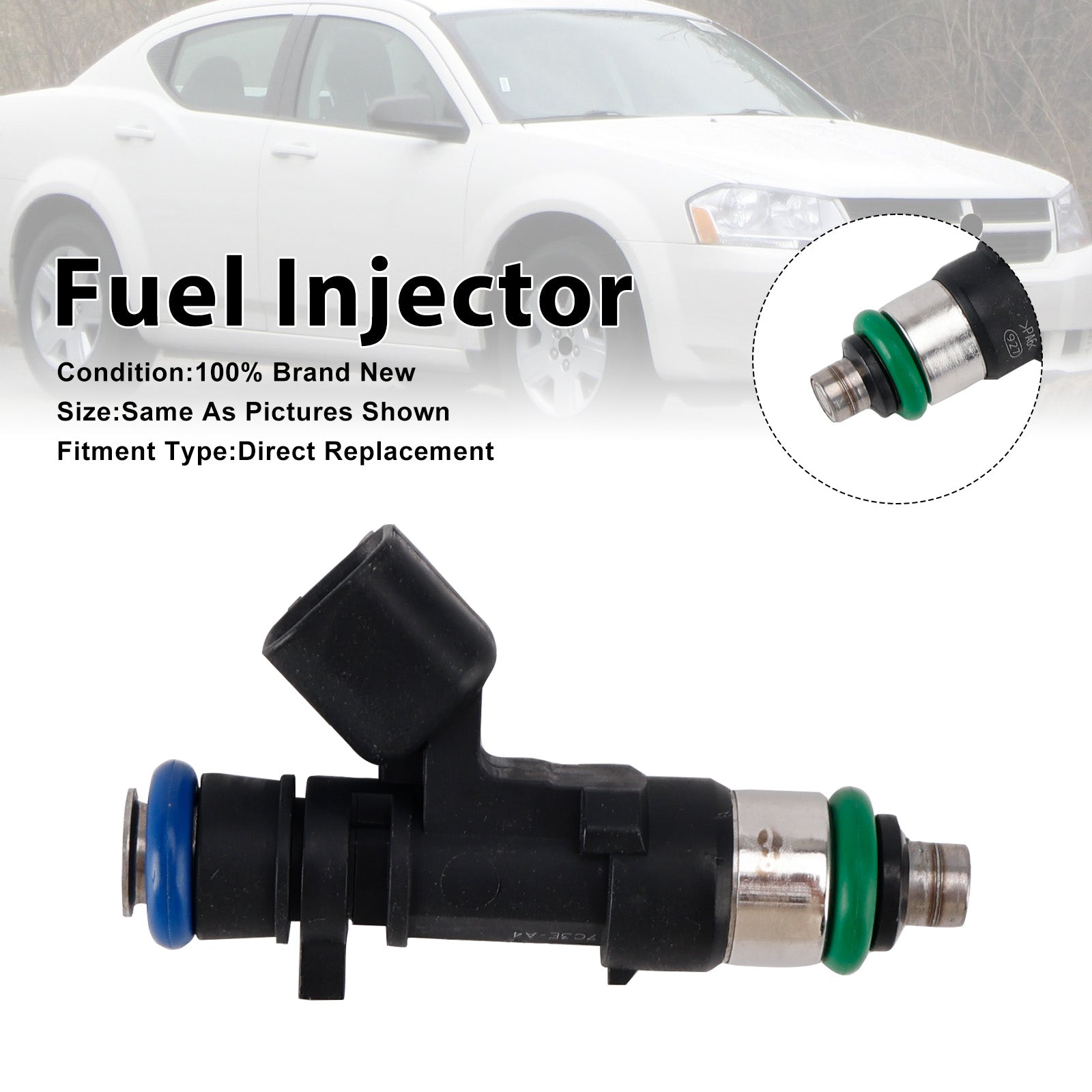 1Pcs Fuel Injector For Chrysler 300M 2004 Dodge Nitro 2007-2011 0280158028