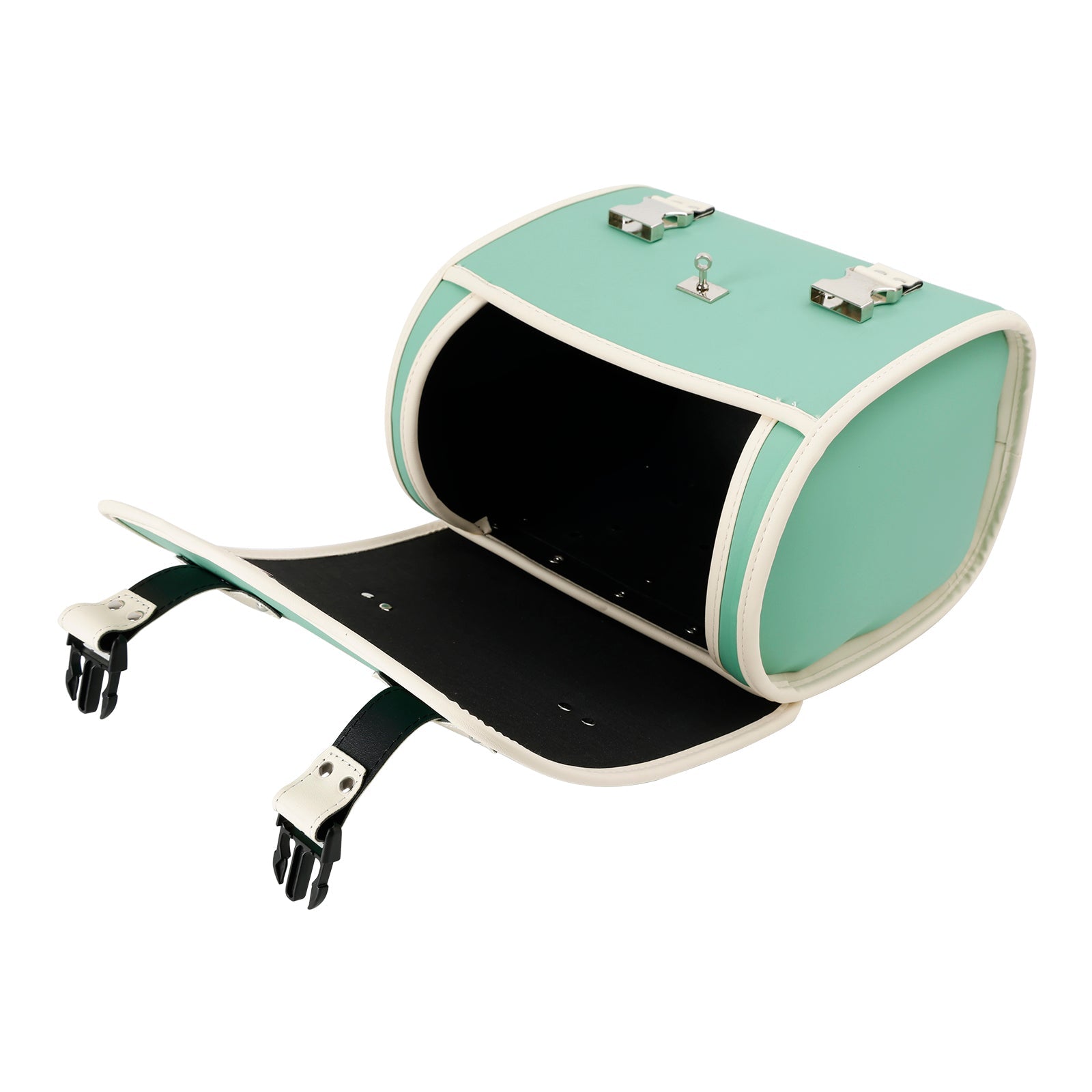 Side Tool Bag Saddlebag Quick Release Luggage Kit Green For Cruiser Adv Cafe
