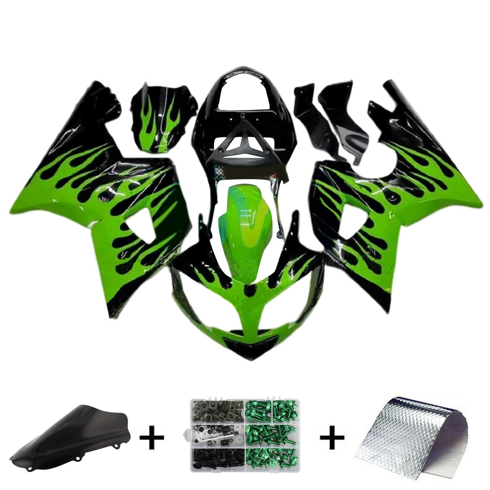 2002-2005 Triumph Daytona 600 650 Fairing Kit Bodywork Plastic ABS