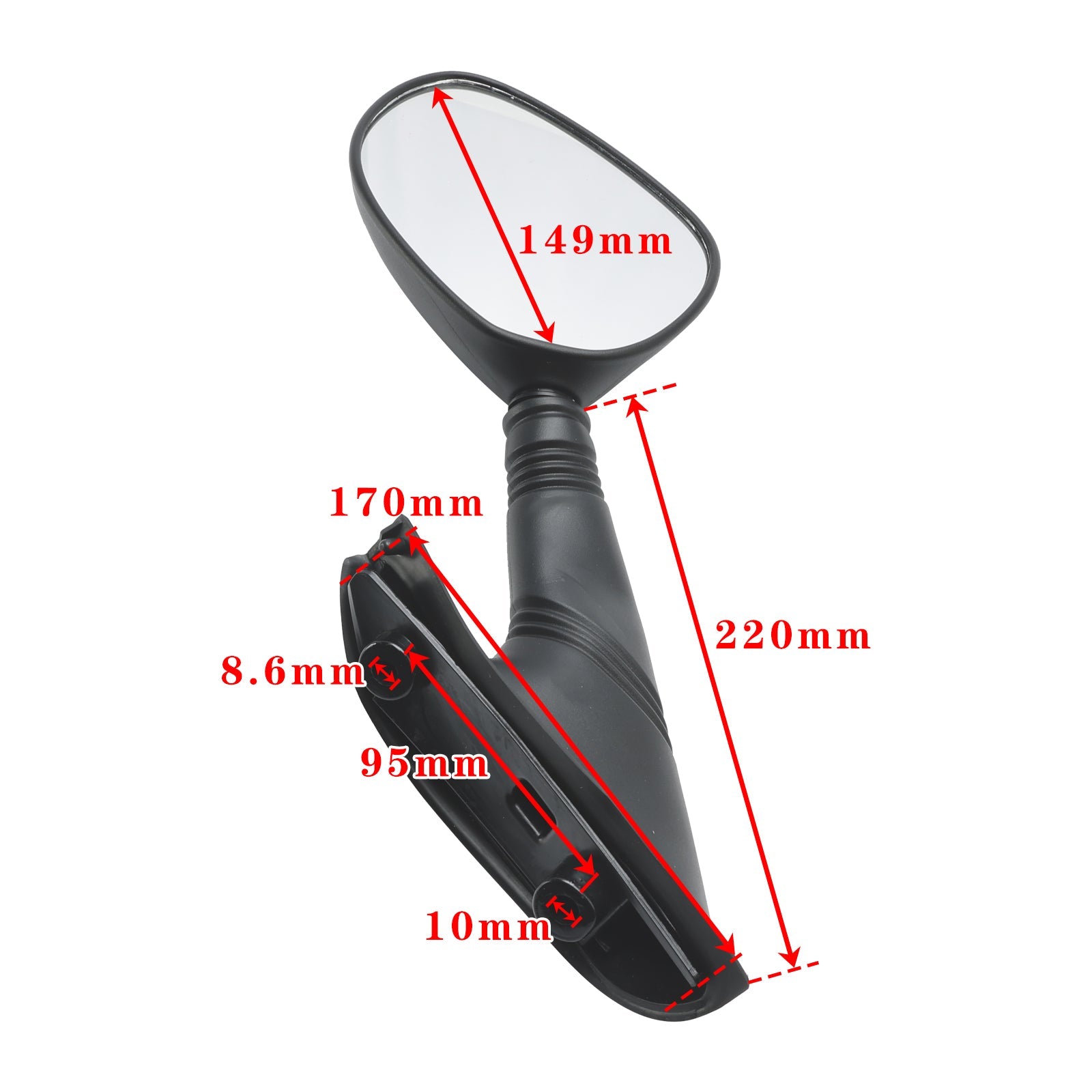2000-2003 Piaggio X9 125 SL ZAPM23000 Rear View Mirror PAIR 581501 581500