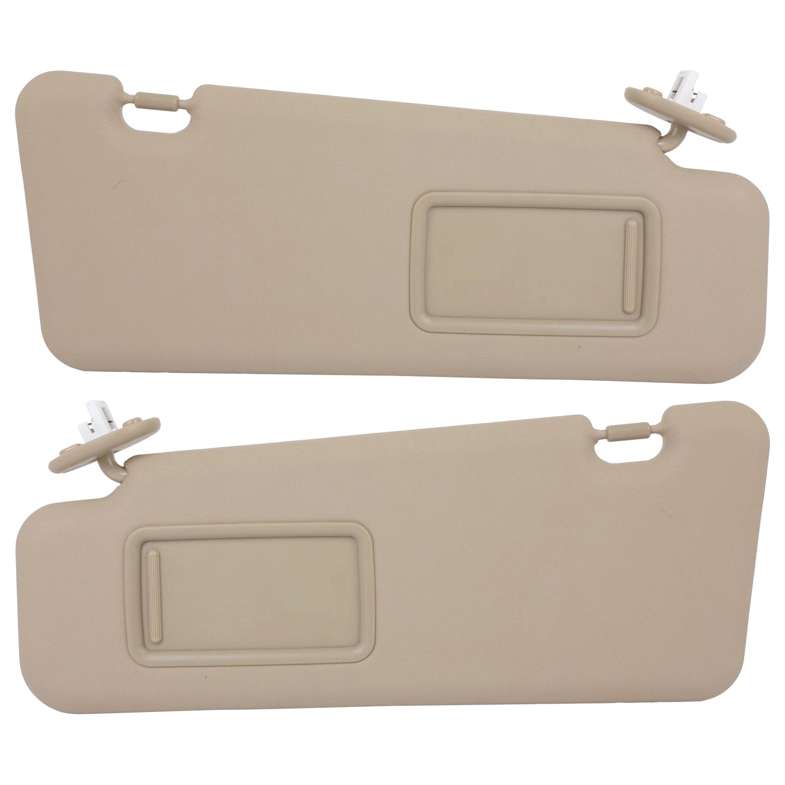 2008-2013 For Toyota Highlander Pair Beige Sun Visor 74321-48490-E0/74320-48500-E0