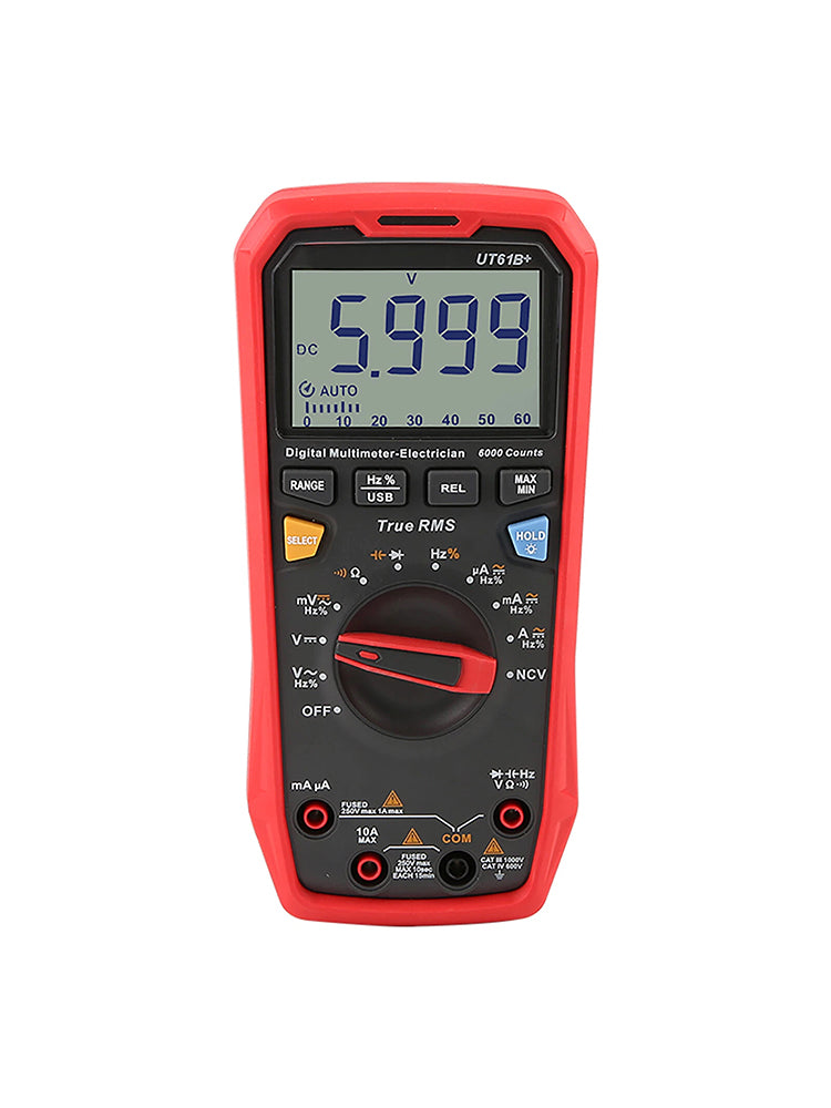 UT61B+ Digital Multimeter AC/DC Voltage Current Resistance Capacitance Tester
