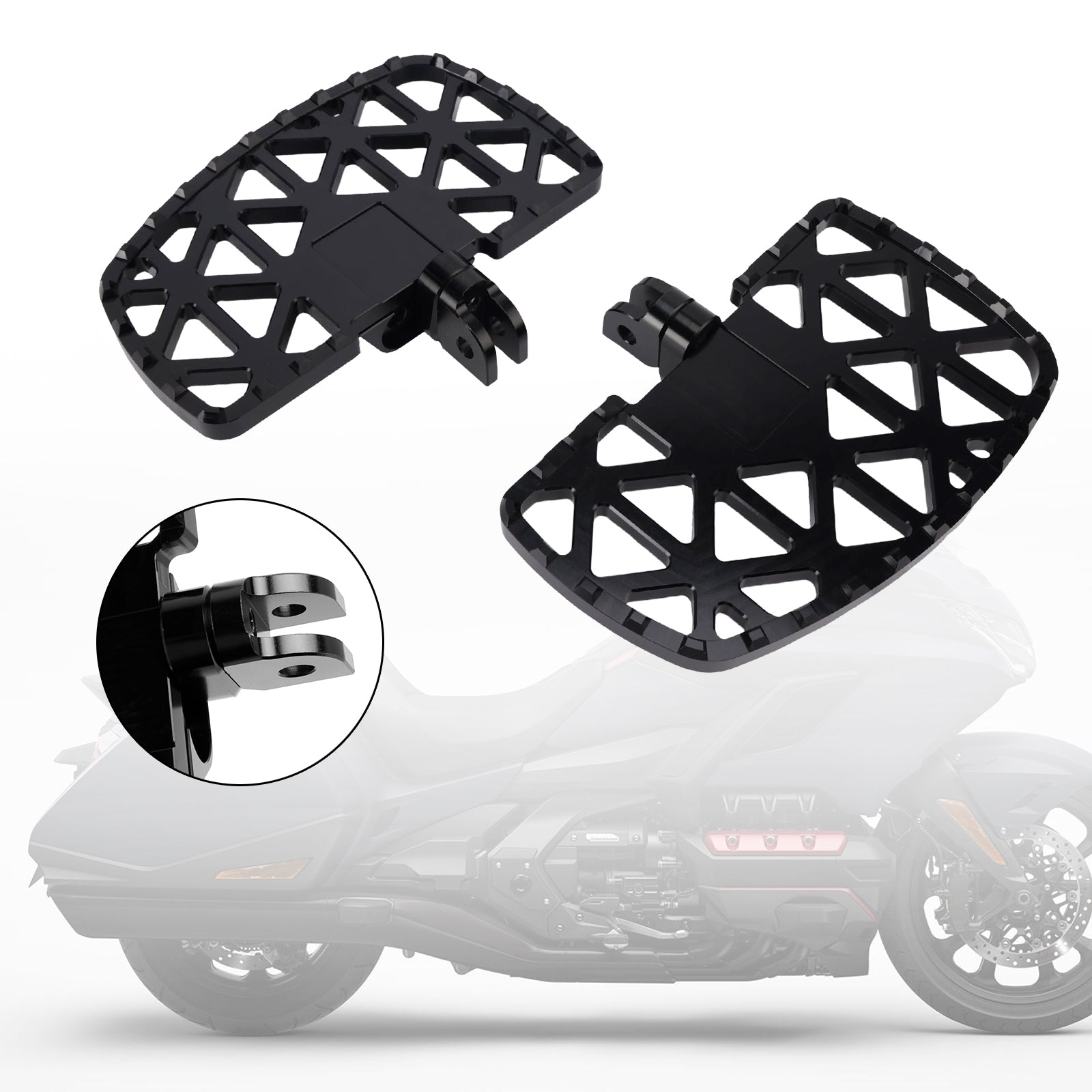 Front Footrests Foot Pegs fit for Honda GL1800 GOLDWING GB350 CB350 2001-2025