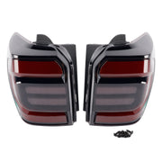 Black Animation Sequential Rear Lamp For Toyota 4Runner 2010-2024 2PCS LED Tail Lights 12W