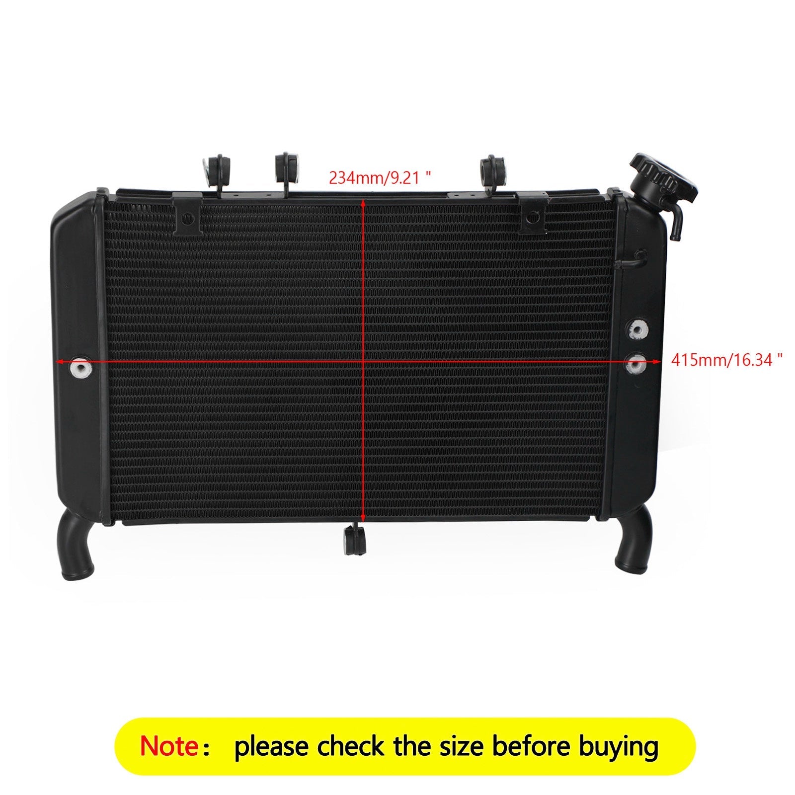 2013-2016 Yamaha MT-09 FZ09 Core Engine Water Cooling Cooler Radiator