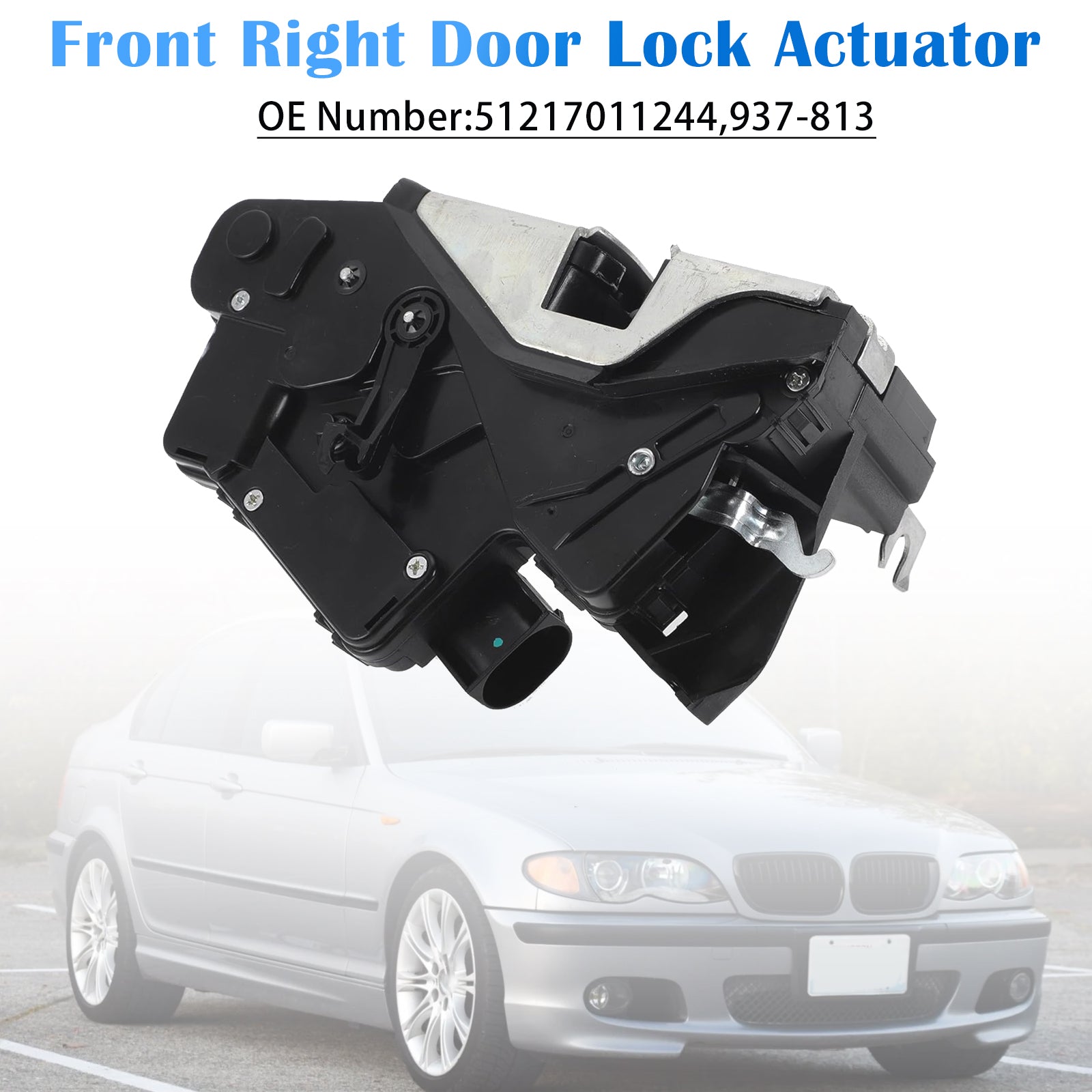 Front Right Door Lock Actuator 51217011244 For BMW 3 Series E46 Sedan / Touring