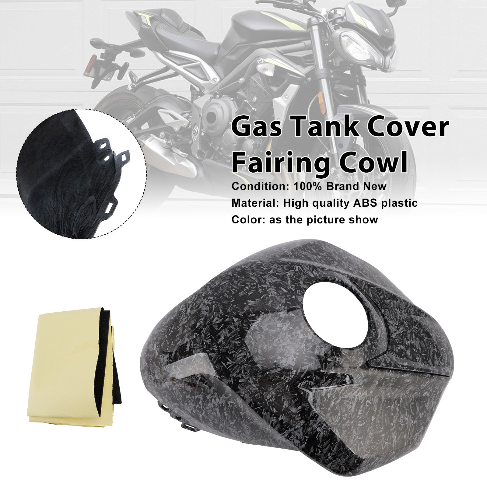2023-2025 Street Triple 765 R/RS Gas Tank Cover Trim Fairing Cowl