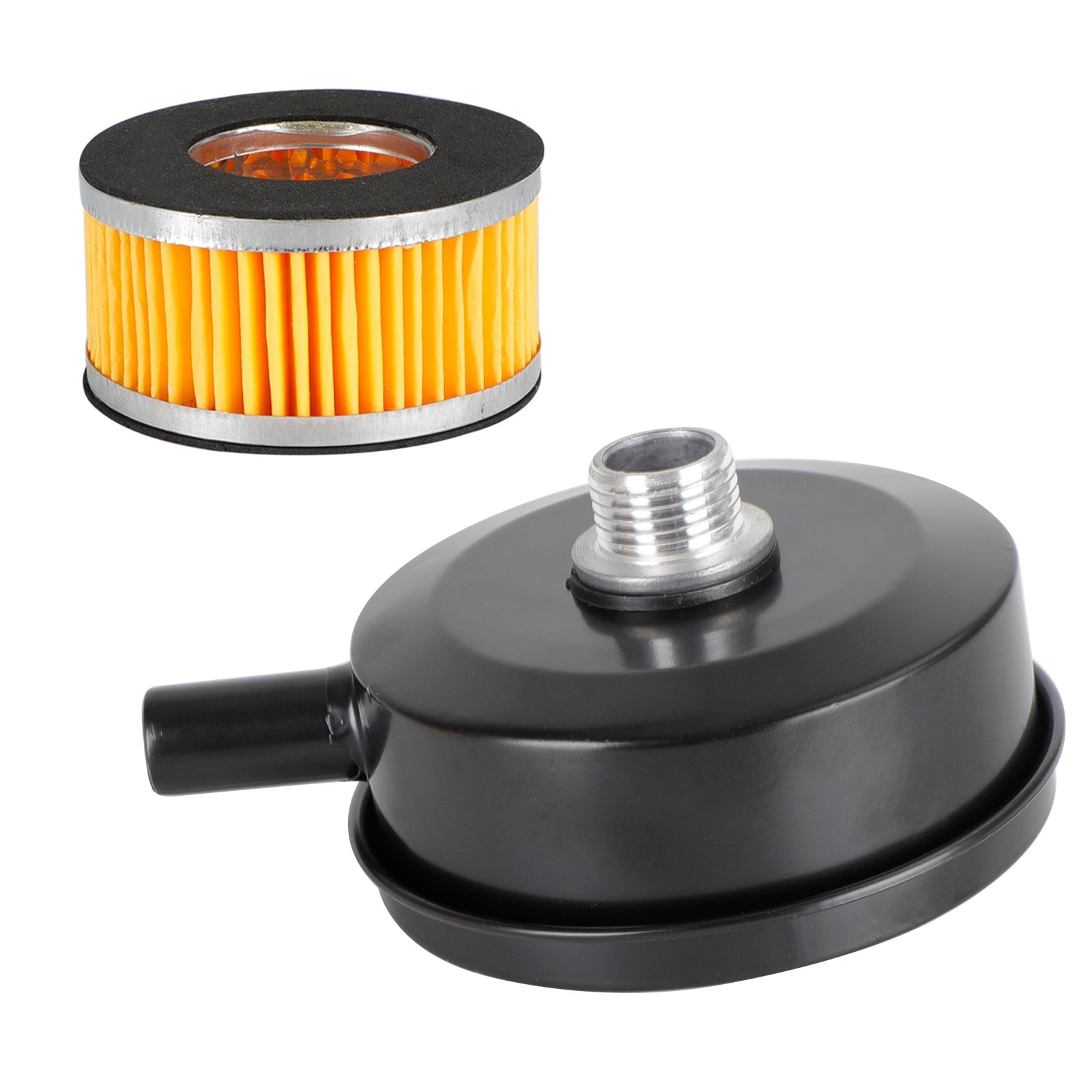 2x Filter Metal Air Compressor Intake Filter Noise Muffler Silencer 13/16/20mm