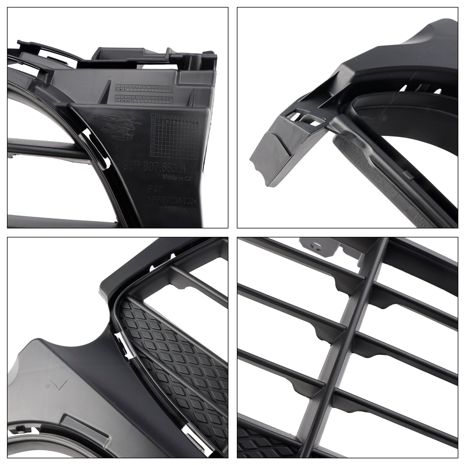 2015-2018 Porsche Macan Black Front Bumper Grill Grille 95B807683H1E0