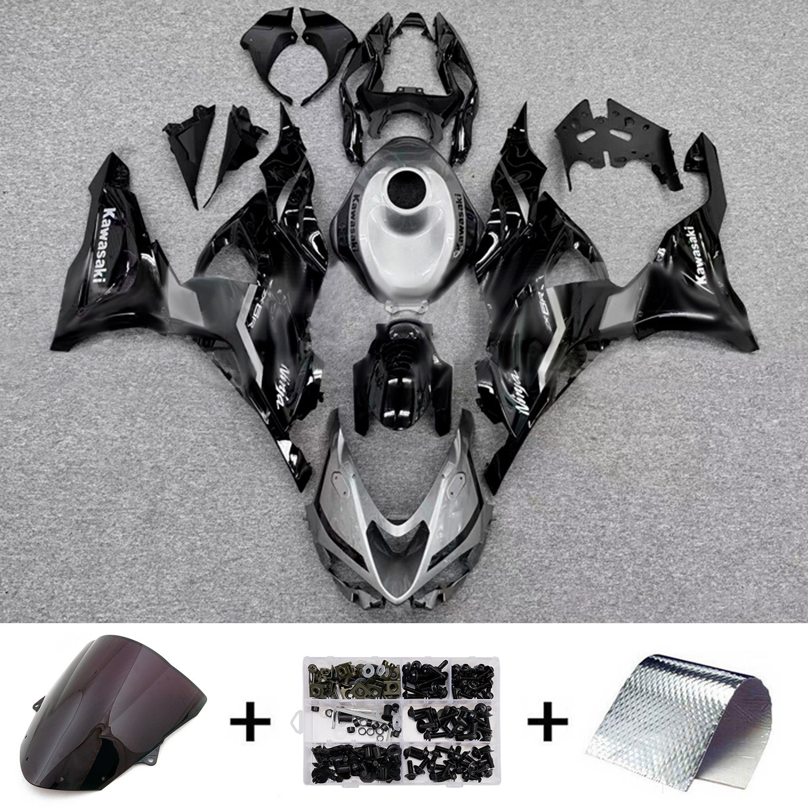 Injection Fairing Kit Bodywork Plastic ABS fit For Kawasaki ZX-6R 2024-2025
