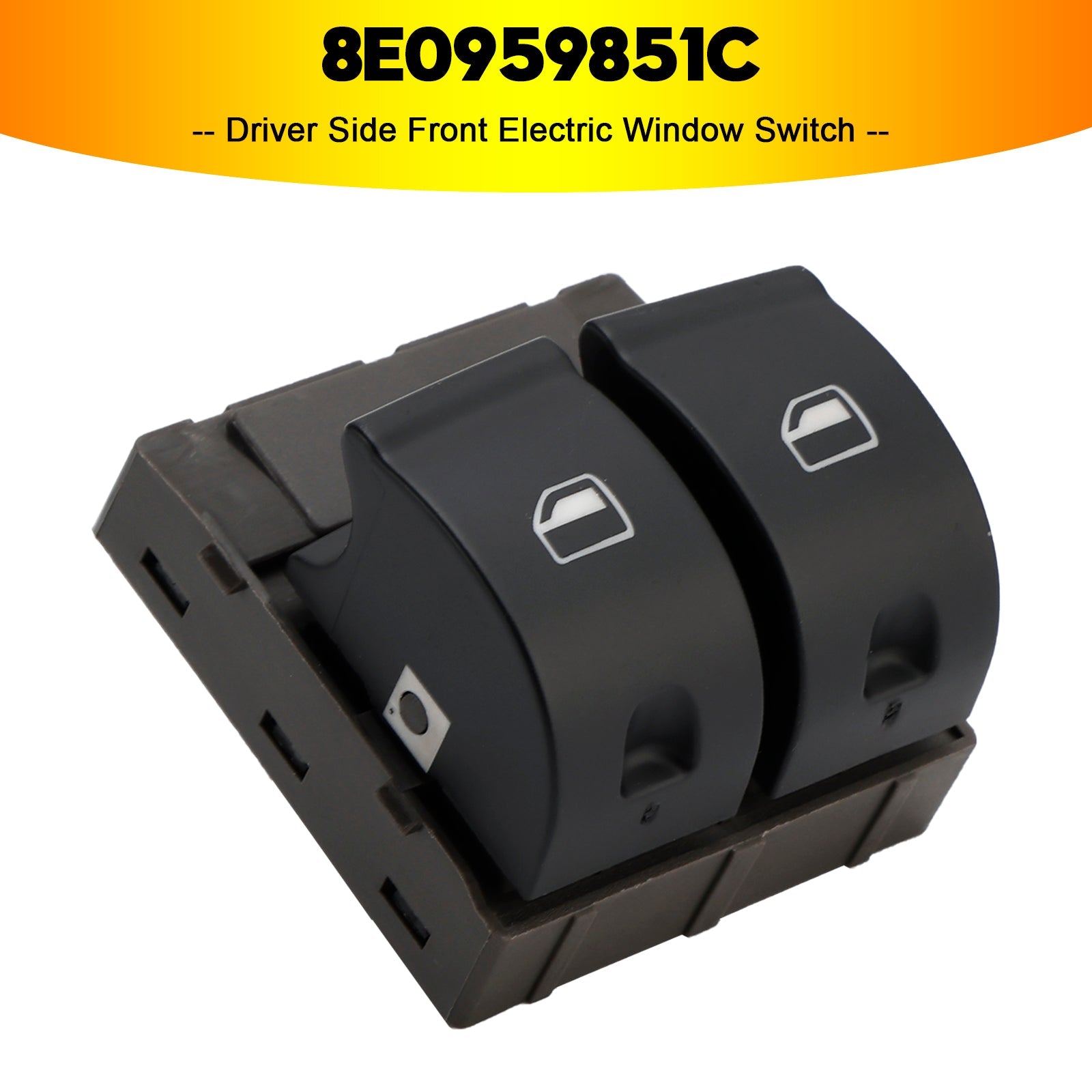 2007-2014 Audi TT / TTS Coupe / Roadster Driver Side Front Electric Window Switch 8E0959851C