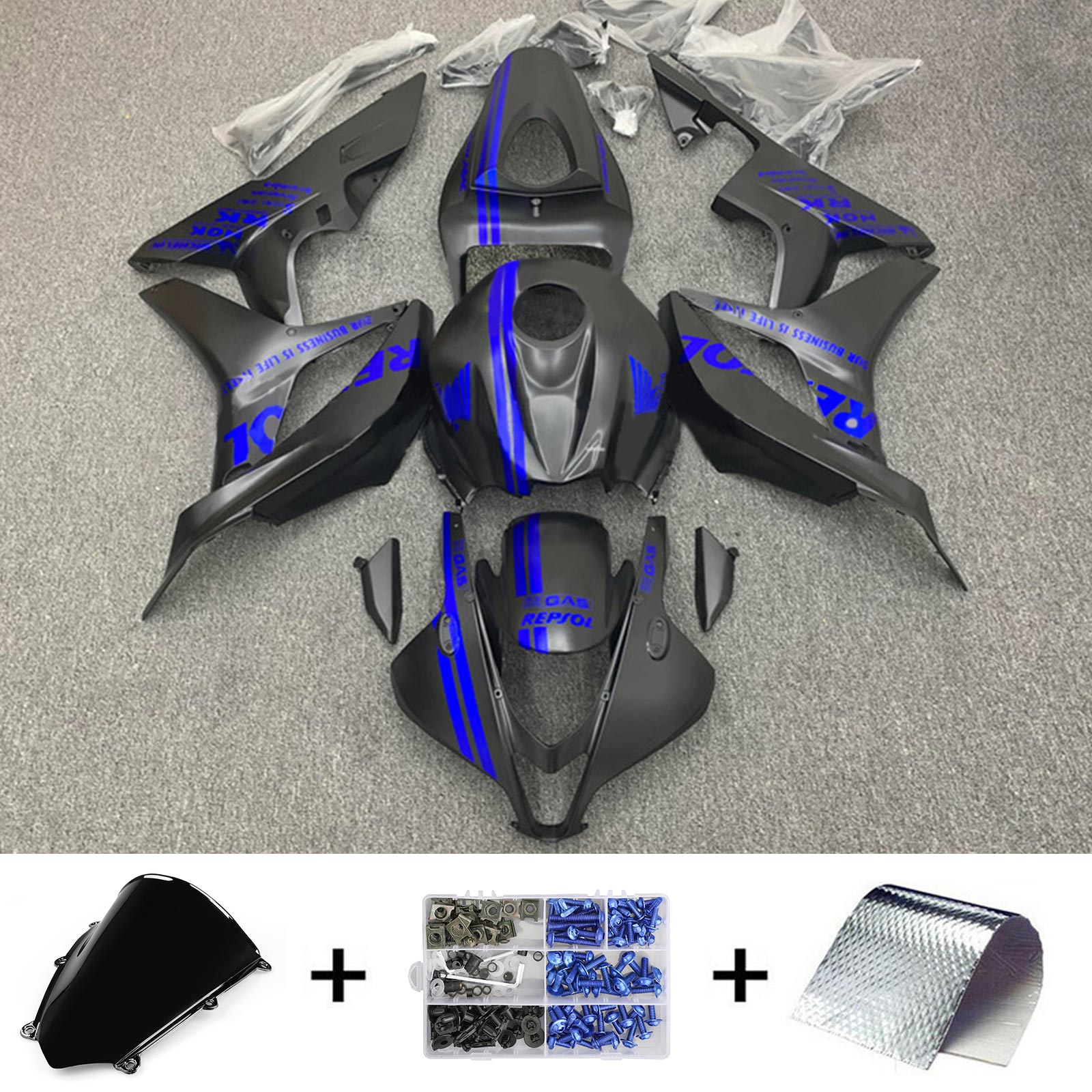 2007-2008 Honda CBR600RR F5 Fairing Kit Bodywork Plastic ABS