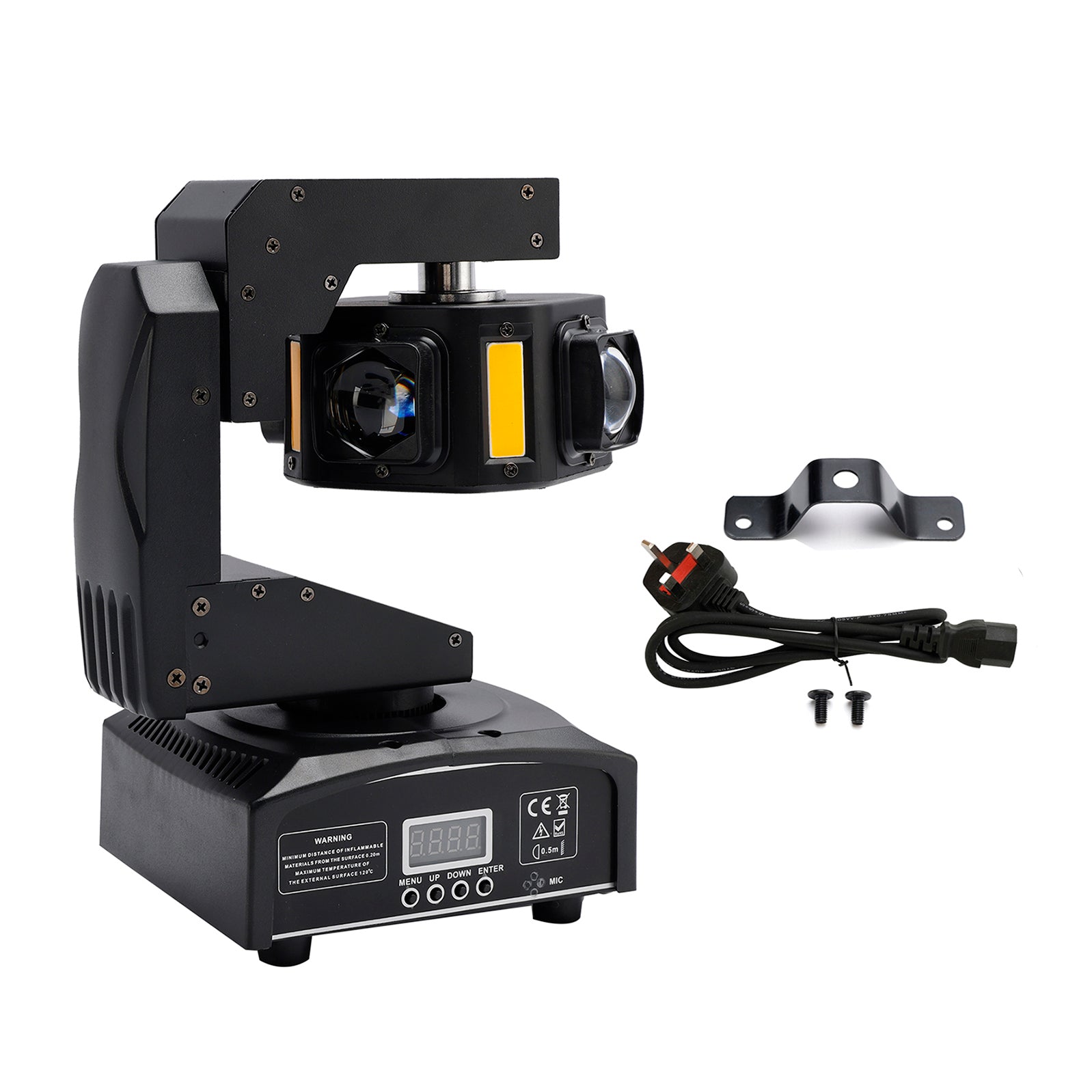 6LED Moving Head Light 3-Axis Beam Stage DMX Spot Disco Party Show Lighting