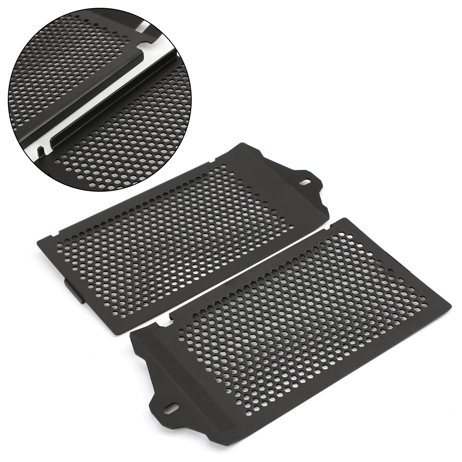 Pair Black Aluminum Radiator Guard for BMW R1200GS LC/Adventure 2013-2019 Generic