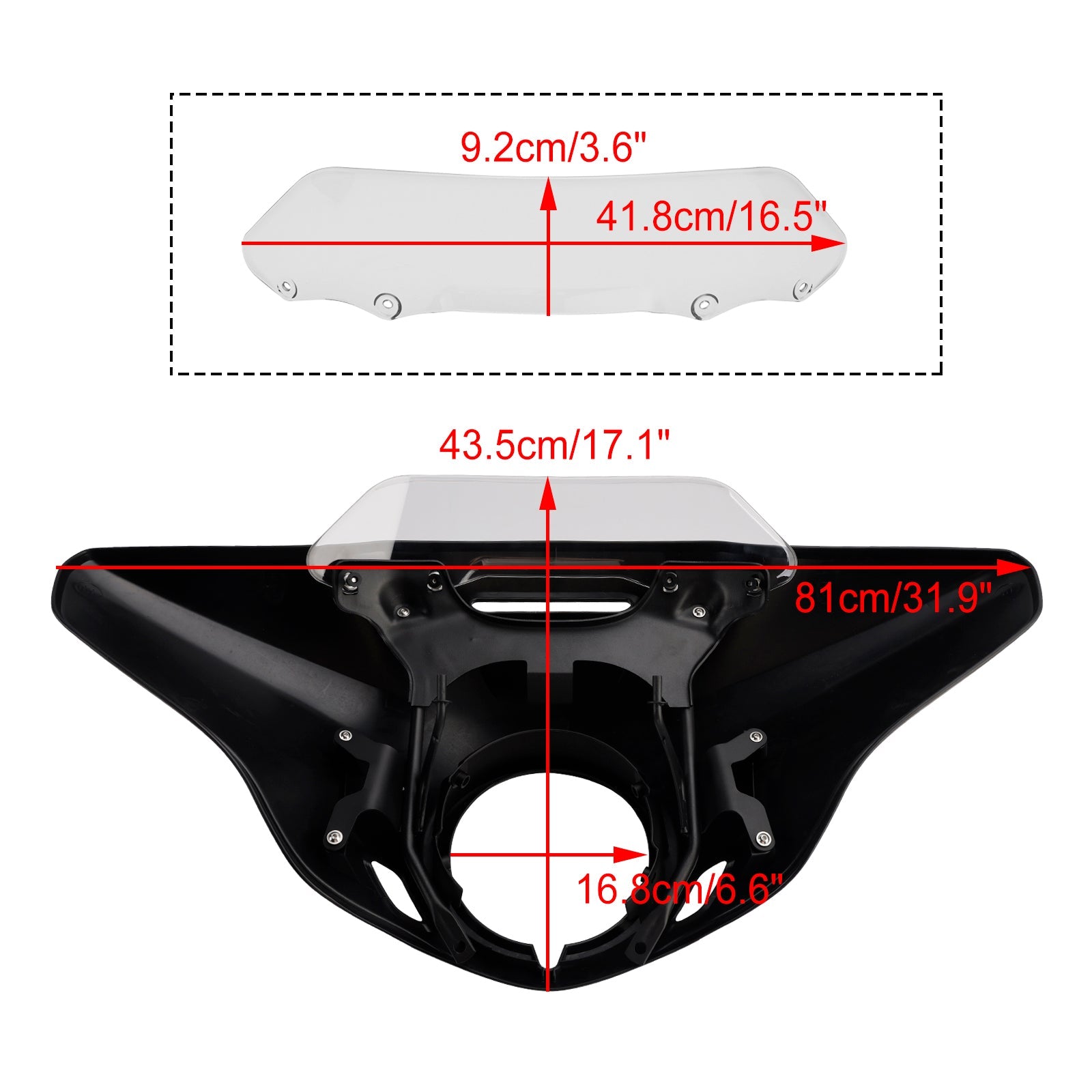 2021-2024 HONDA CM1100 Windshield WindScreen Headlight Fairing Cover