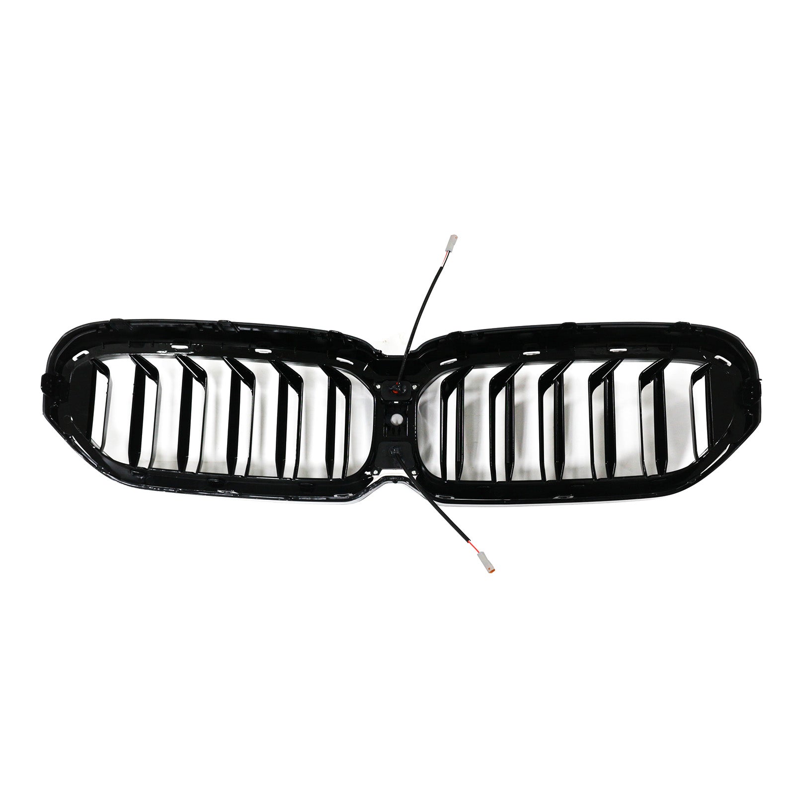 2021-2024 Fit BMW 5 Series G30 G38 Gloss Black Front Kidney Grille Double Slat