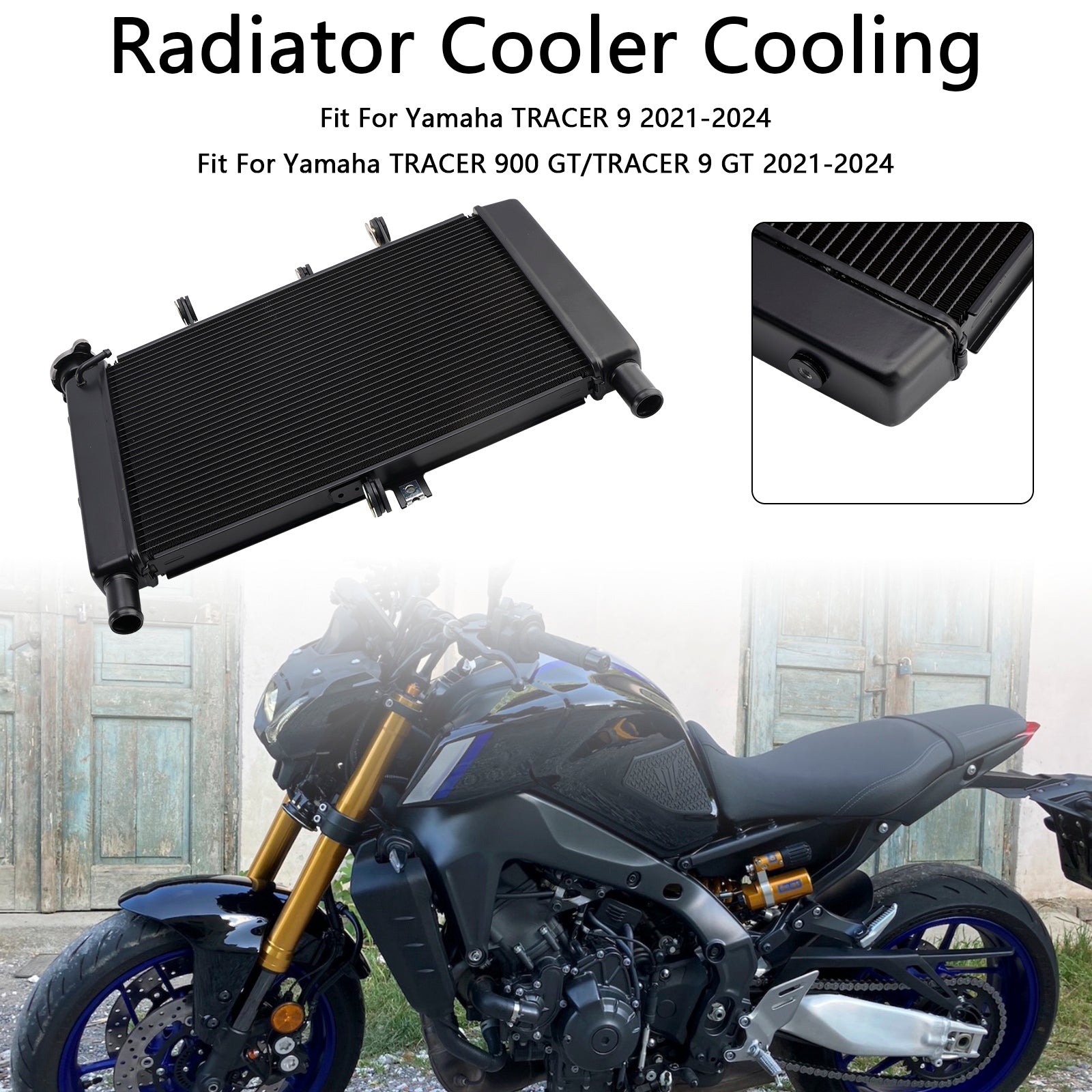 2021-2023 Yamaha MT-09 Radiator Cooling Engine Cooler