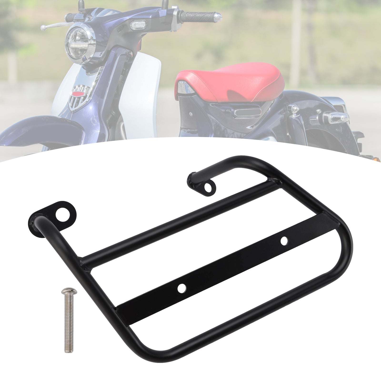 2019-2025 Honda Super Cub C125 Luggage Rack Side Saddle Bag Mount Bracket Left+Right