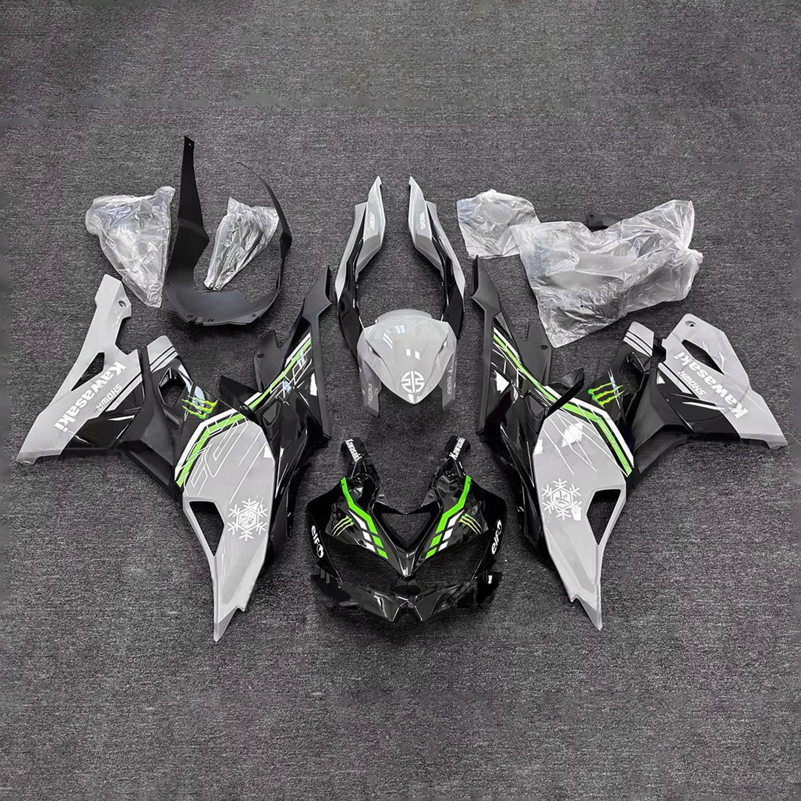 Injection Fairing Kit fit For Kawasaki Ninja ZX-25R ZX-4R ZX-4RR 2019-2025