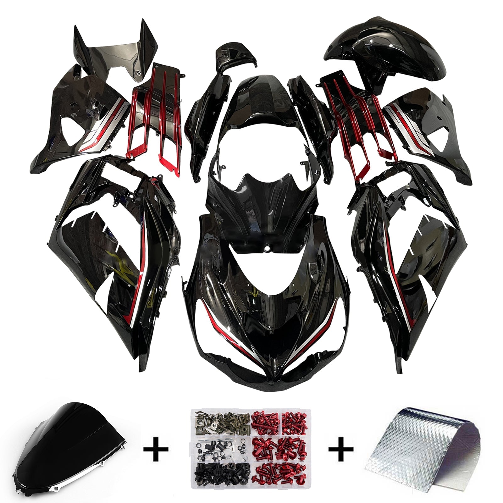 Injection Fairing Kit Bodywork fit For Kawasaki ZX14R ZZR1400 2012-2026