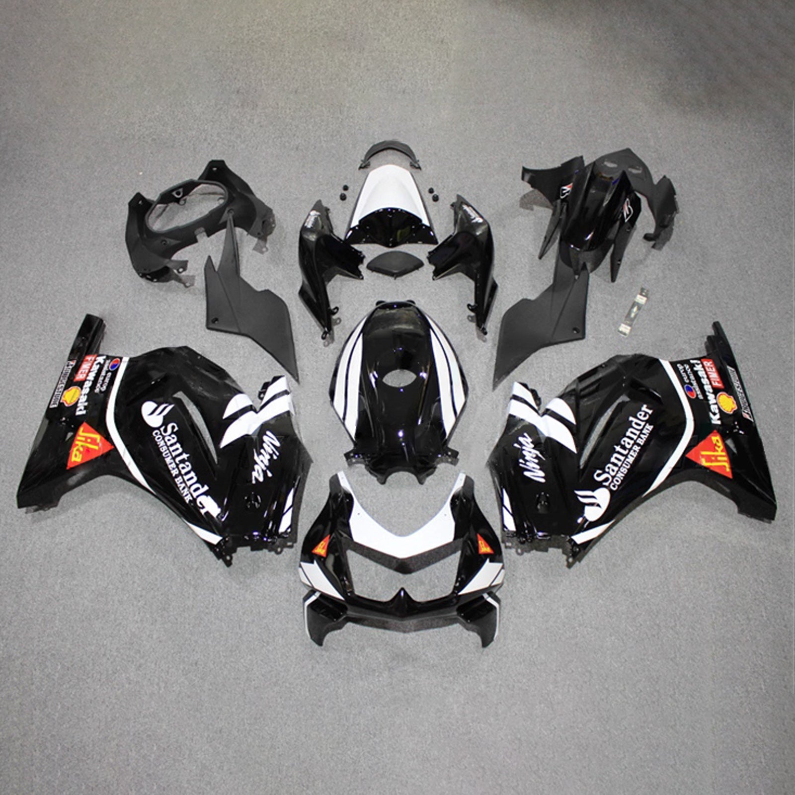 Injection Fairing Kit Bodywork Plastic ABS fit For Kawasaki EX250 Ninja250R 2008-2012