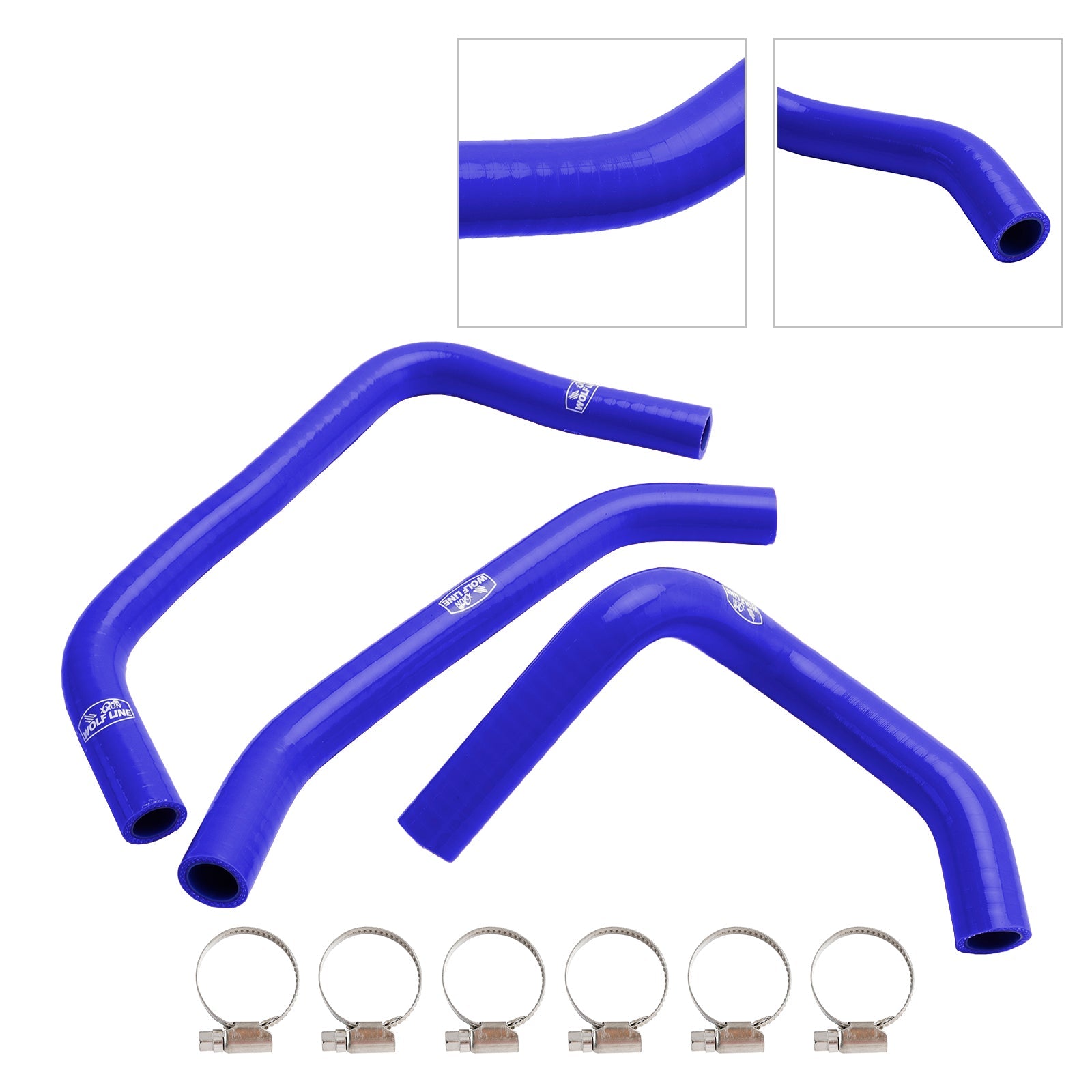2023-2024 Kawasaki ZX4R ZX-4RR Silicone Radiator coolant Hose kit