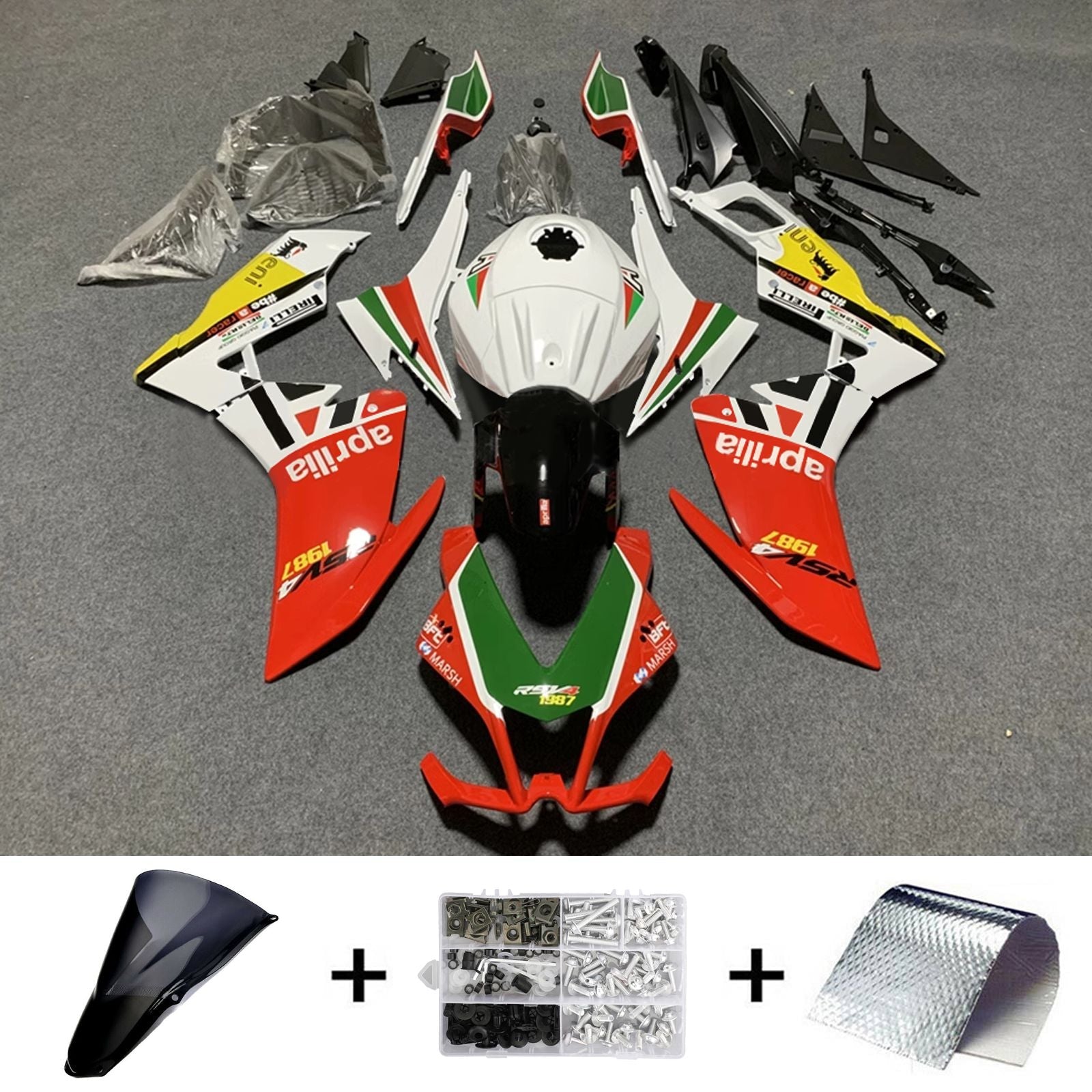 2012-2016 Aprilia RS4 125 50 Injection Fairing Kit Bodywork